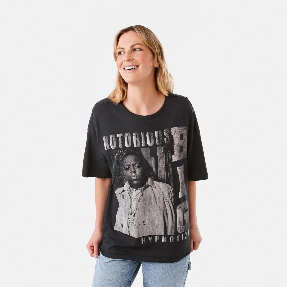 1 Short Sleeve The Notorious B.I.G. License T-shirt Biggie Pto, 1 of 5