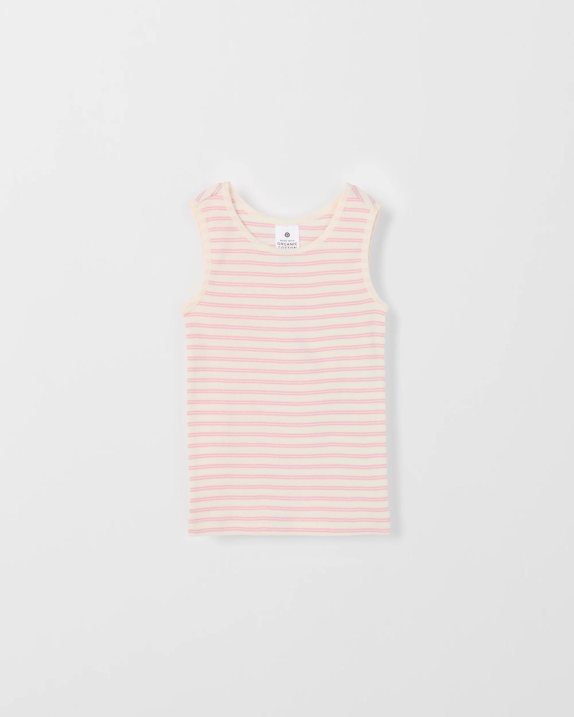 3 Target Baby Baby Organic Cotton 3 Pack Print Rib Vest DITSY FLORAL, 3 of 5