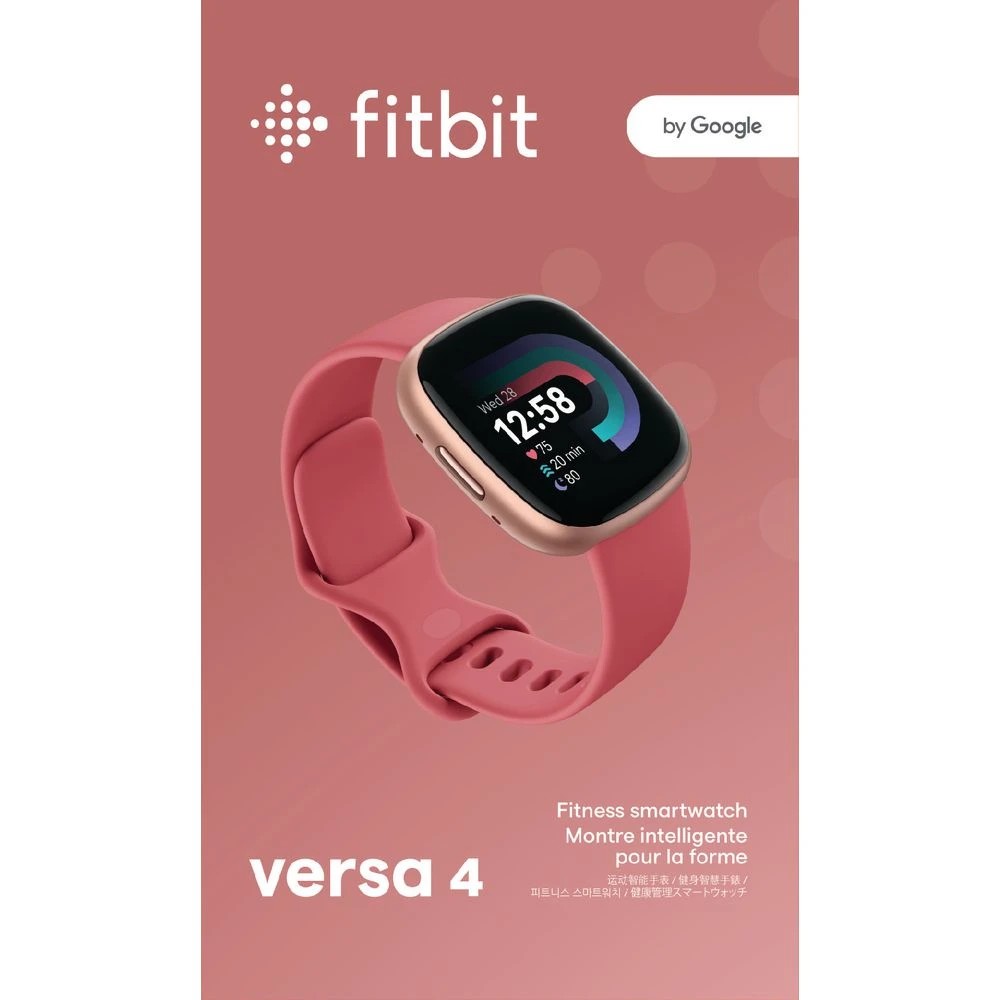 5 Fitbit Versa 4 Smart Watch Pink/Copper Rose, 5 of 5