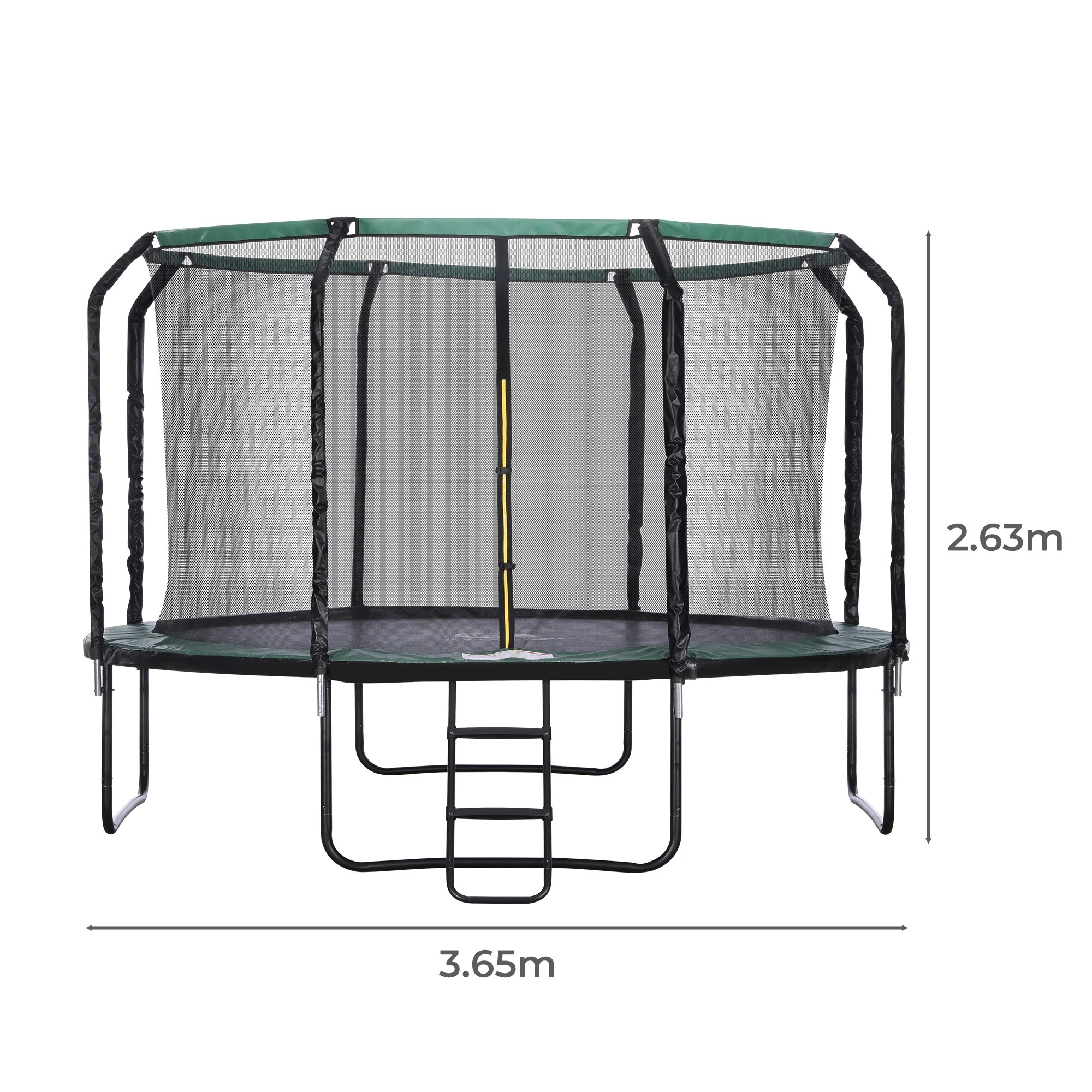 3 Centra Trampoline Round Basketball Set 12FT, 3 of 7