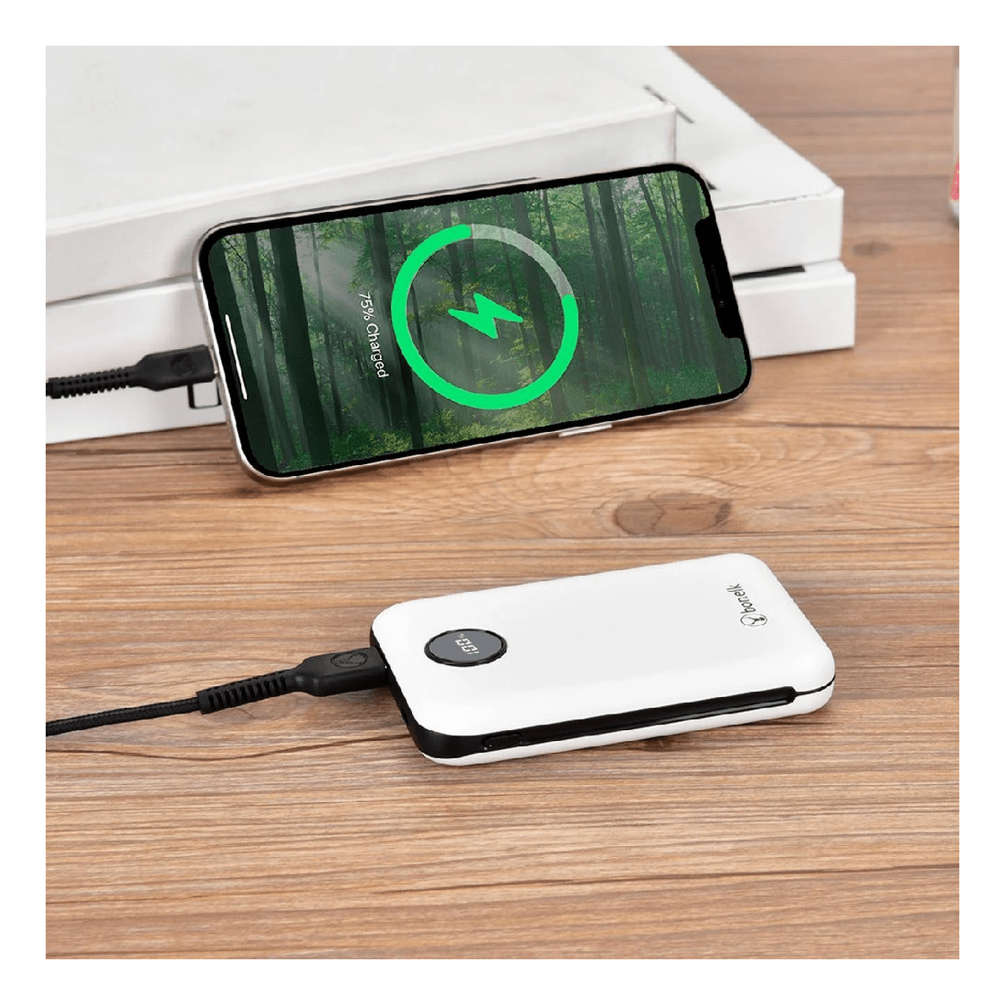 6 Bonelk Powerbank 10,000 mAh White, 6 of 6