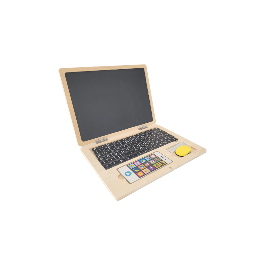 1 Kaper Kidz Magnetic Educational Visual Notebook Spelling Fun Wooden Learning Toy - Travel Friendly
 - Black, 1 of 9