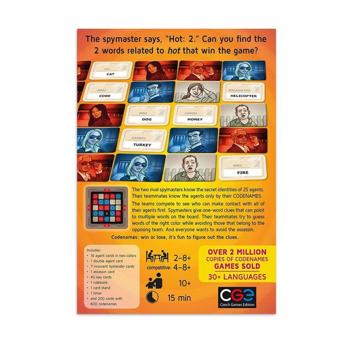 4 Codenames Card Game, 4 of 4