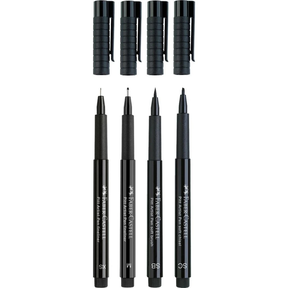 2 Faber-Castell Pitt Artist Pen Manga Set 4 Pack, 2 of 2