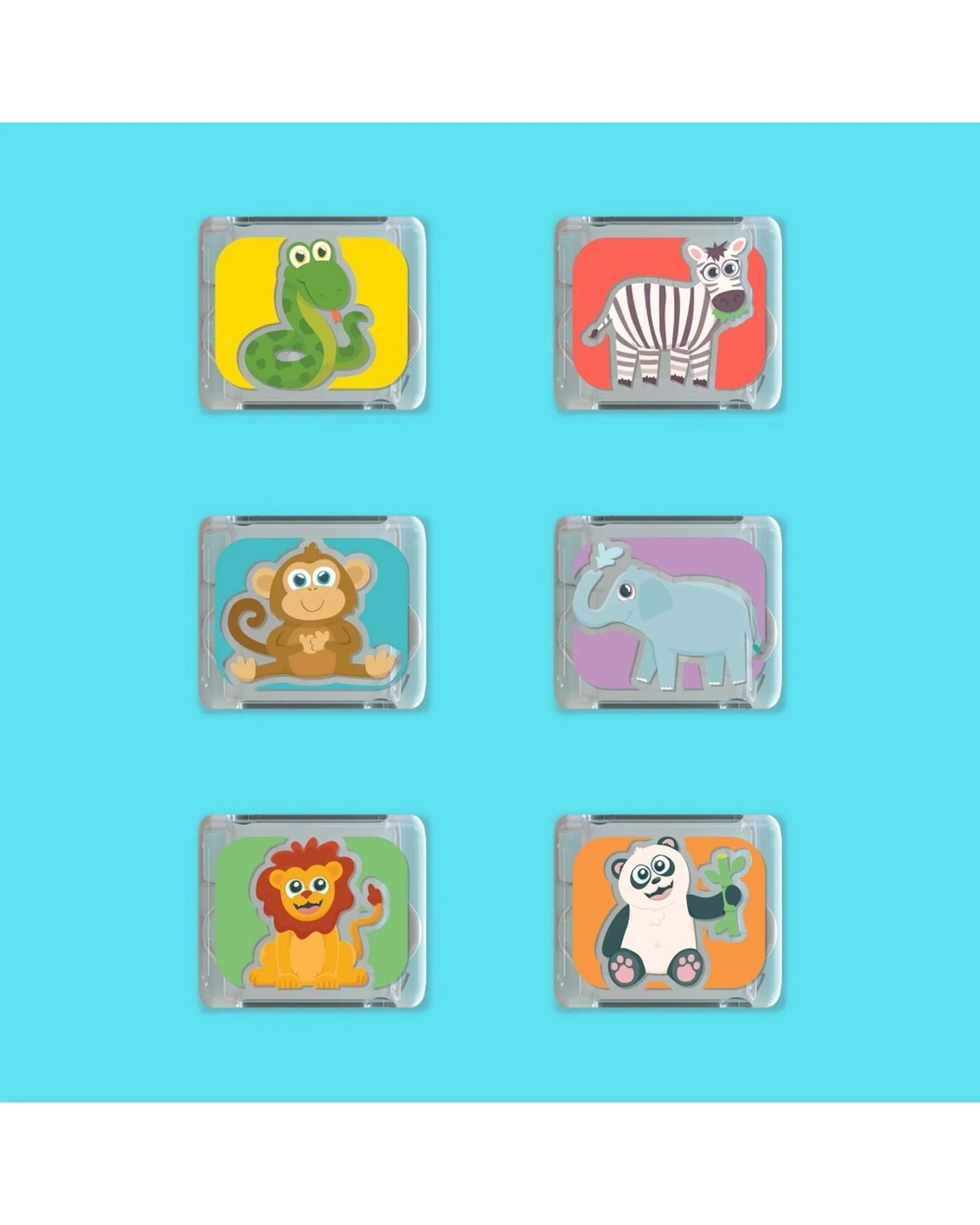 2 Glo Pals Limited Edition Light-Up Cubes 6 Pack Auto Themed Baby Bath Toy - Multi, 2 of 4