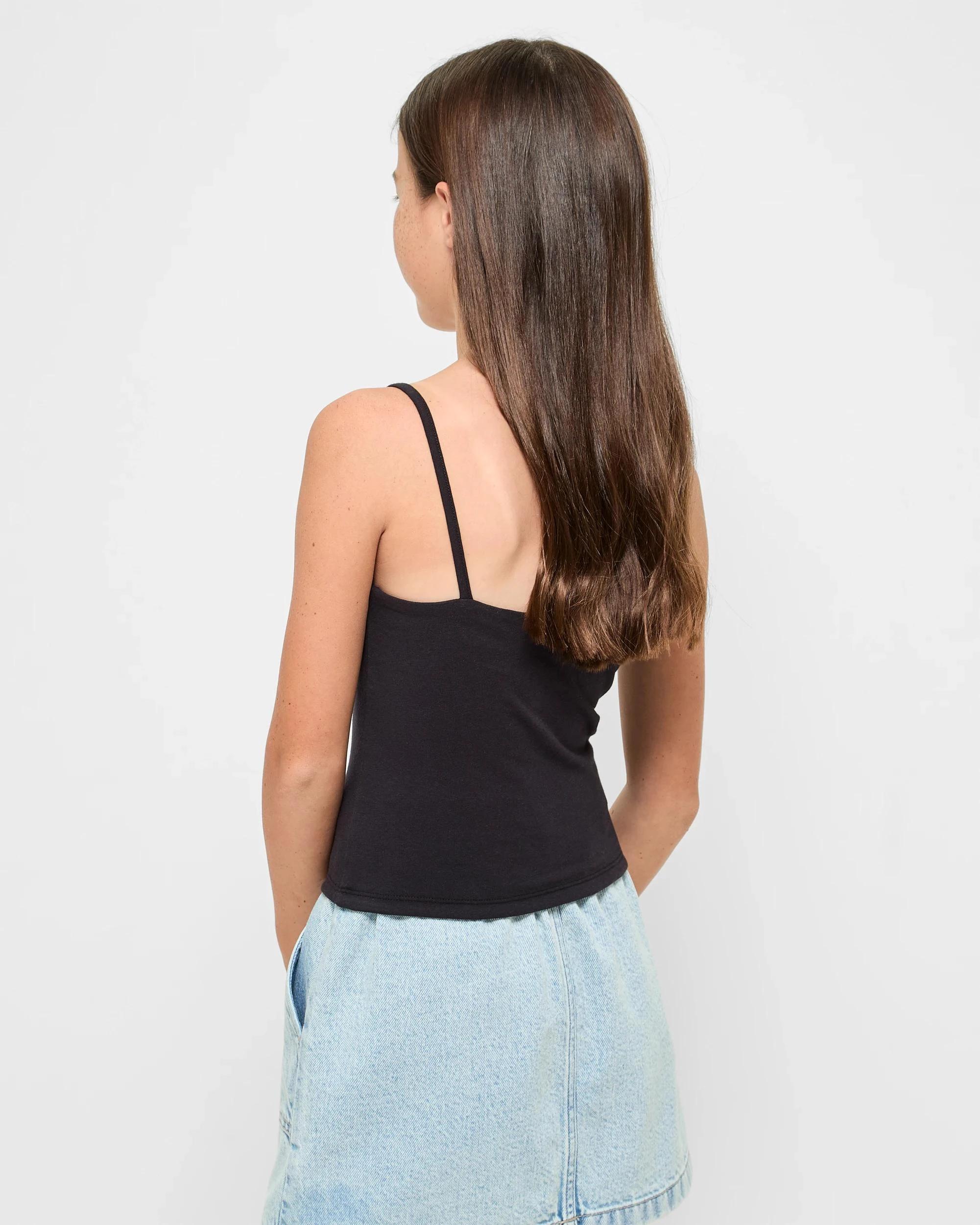 3 Target Australian Cotton Essential 90s Singlet BLACK, 3 of 10