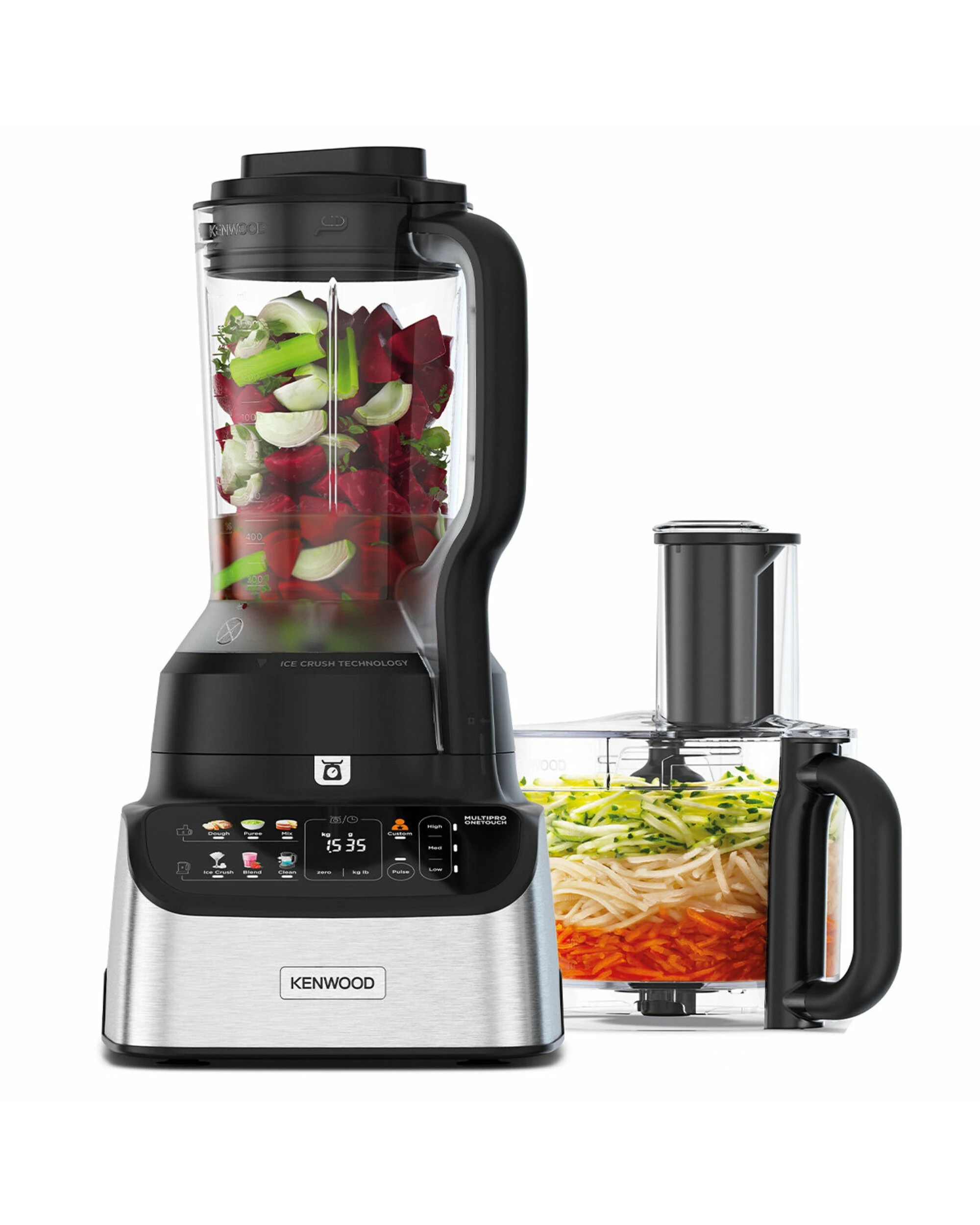 3 Kenwood MultiPro One Touch Food Processor & Blender - BLACK, 3 of 5