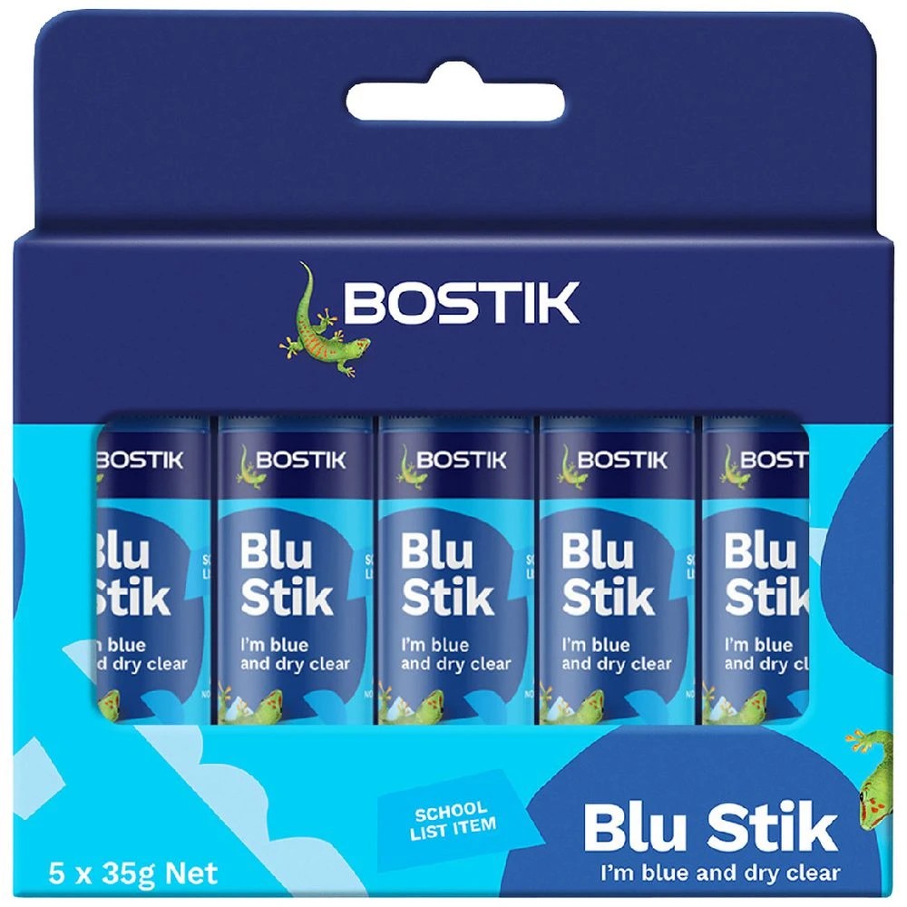 1 Bostik Blu Stik 35g 5 Pack, 1 of 2