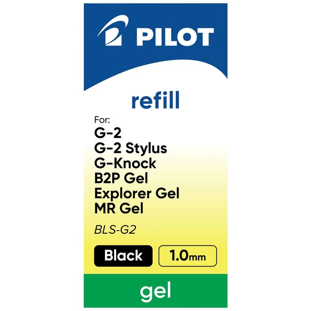 3 PILOT G2 Gel Pen Ink Refill 1mm Black, 3 of 6