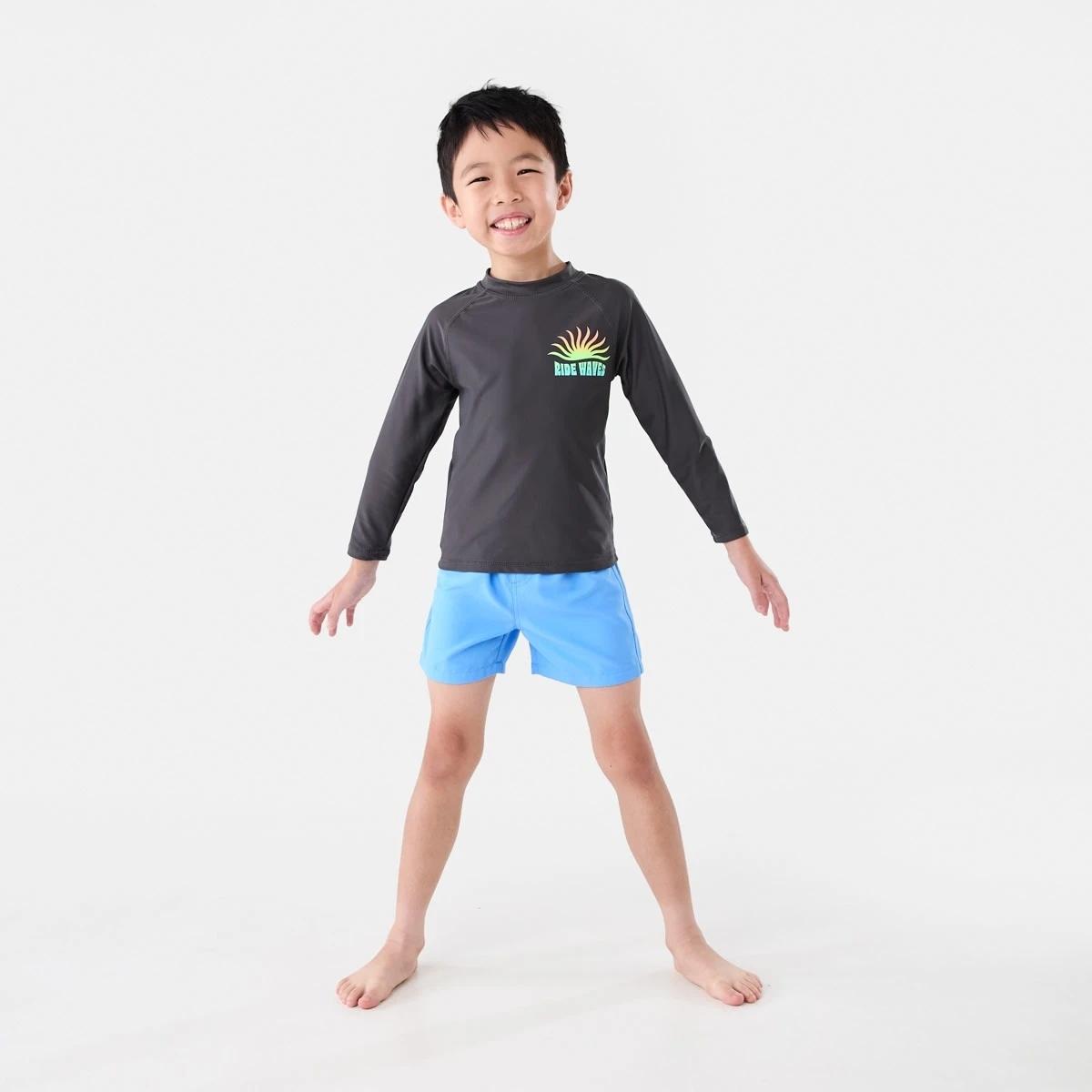 4 Plain Boardshorts EMPIRE BLUE, 4 of 5