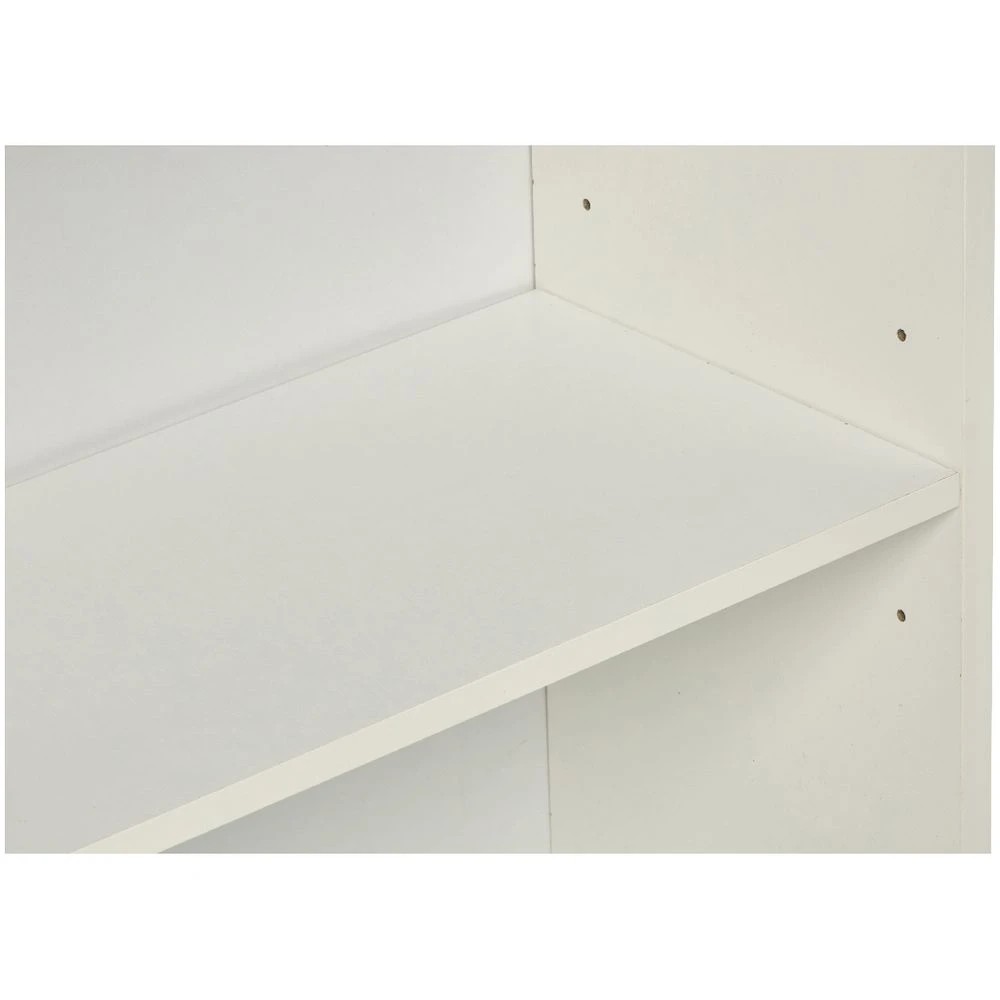 4 Austin 6 Shelf Bookcase White Shelves Home Office Storage, 4 of 6