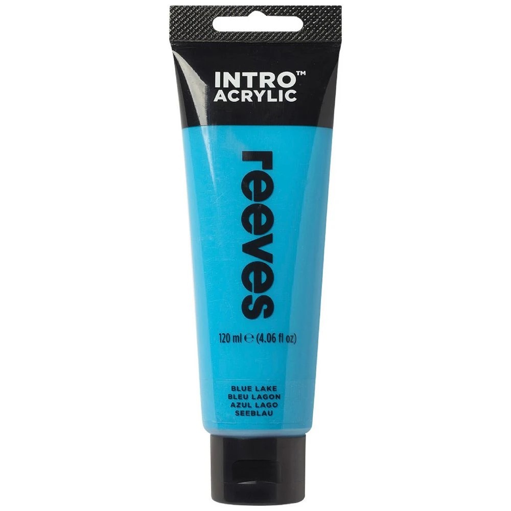 1 Reeves Intro Acrylic Paint 100mL Blue Lake, 1 of 1