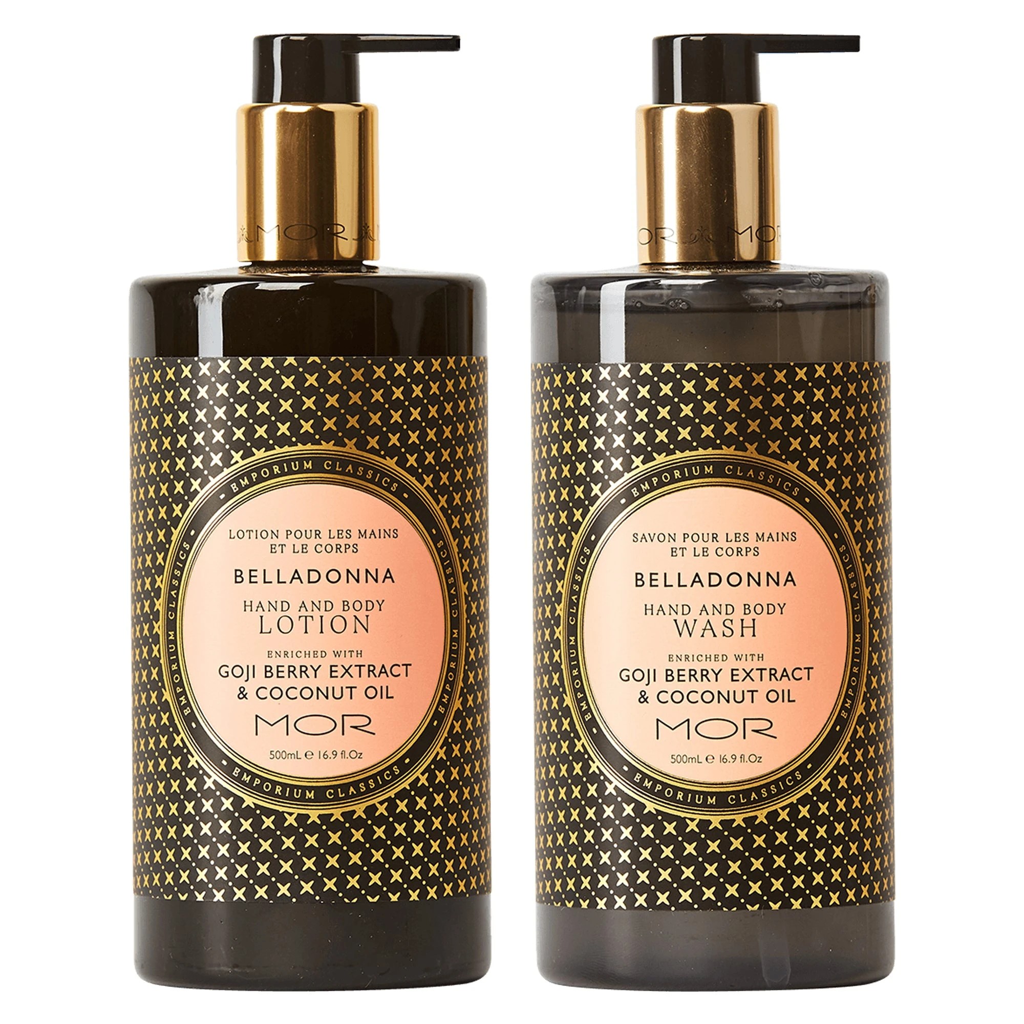 1 MOR Belladonna Hand & Body Wash 500ml and Lotion 500ml Set - Orange, 1 of 1