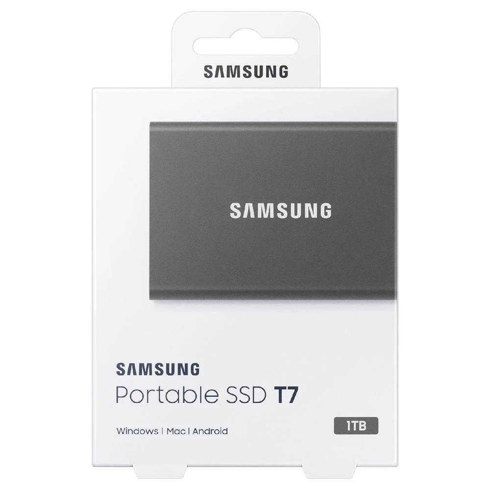 3 Samsung 1TB T7 Portable SSD Grey, 3 of 4