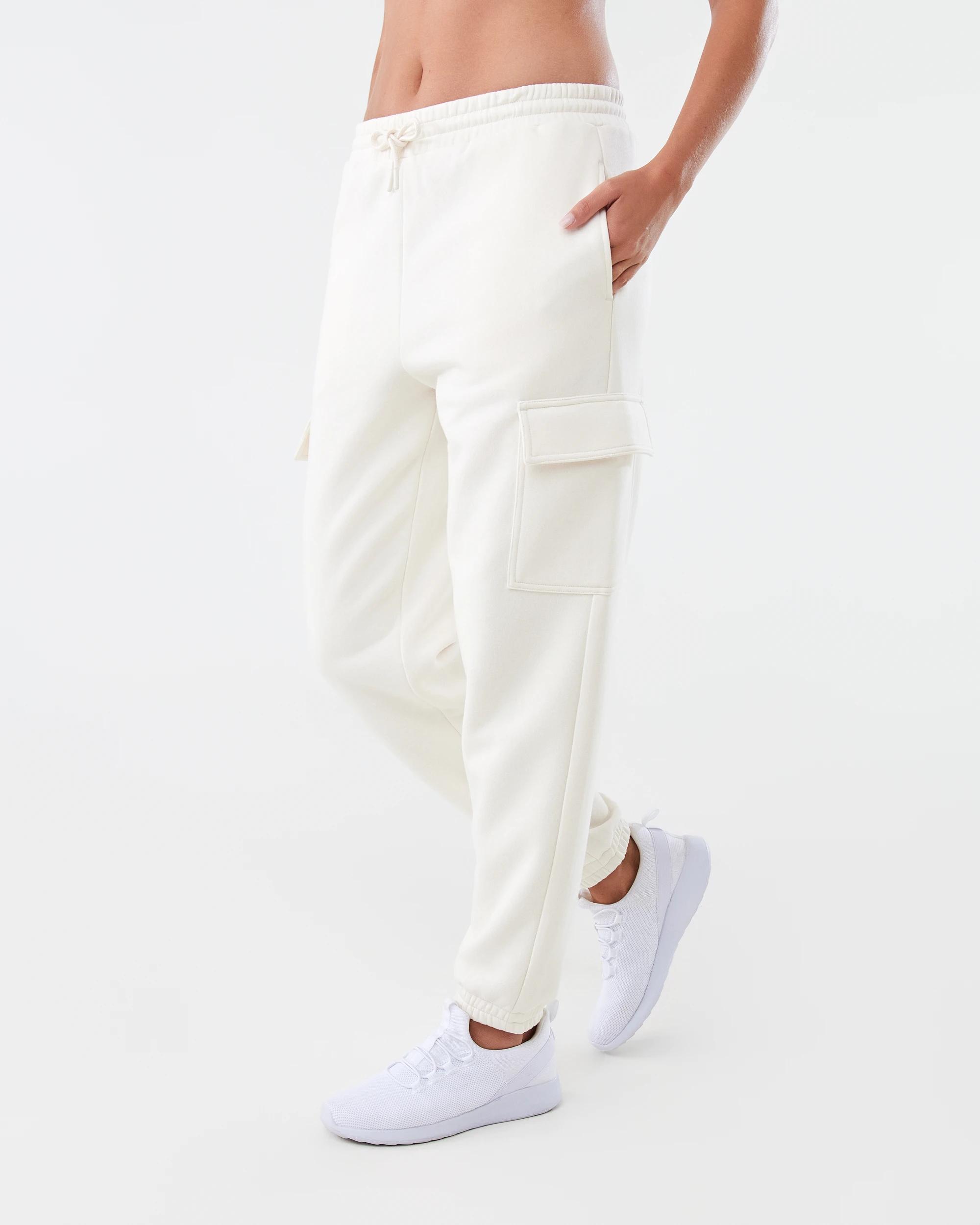 2 Cargo Cuff Trackpants Prtn White, 2 of 6