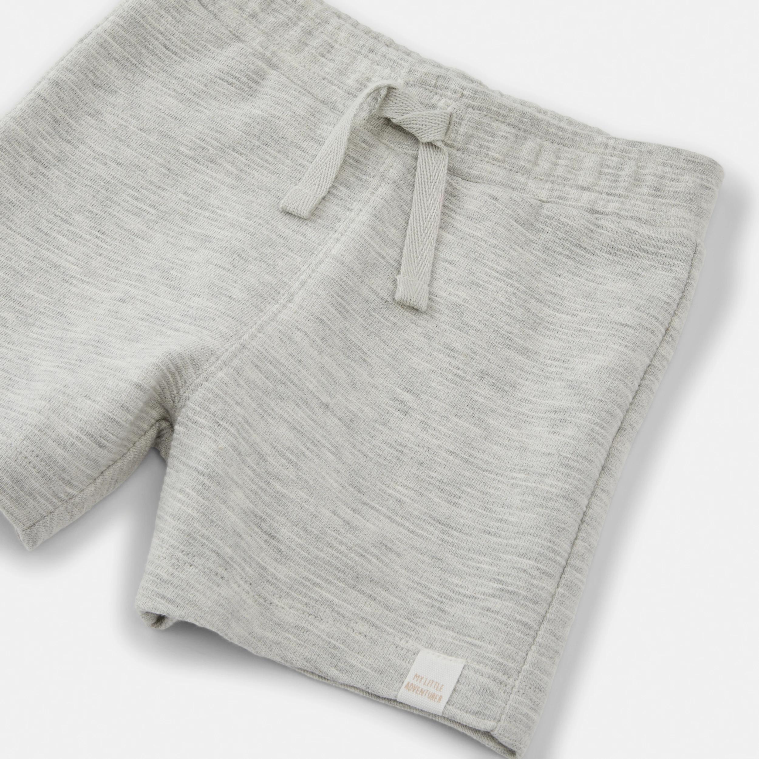 5 2 Pack Ottoman Shorts BROWN GREY, 5 of 6