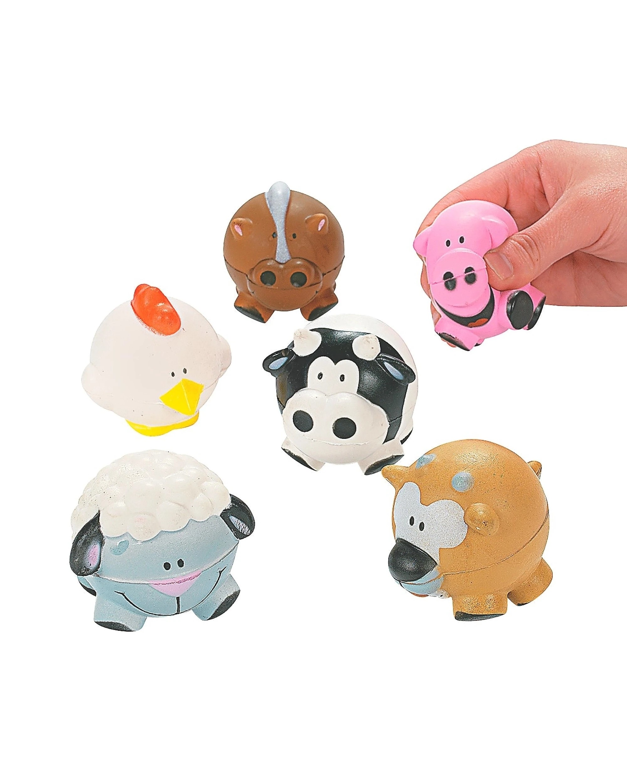 1 Partyrama Squishy Farm Animals Box of 12     
., 1 of 2