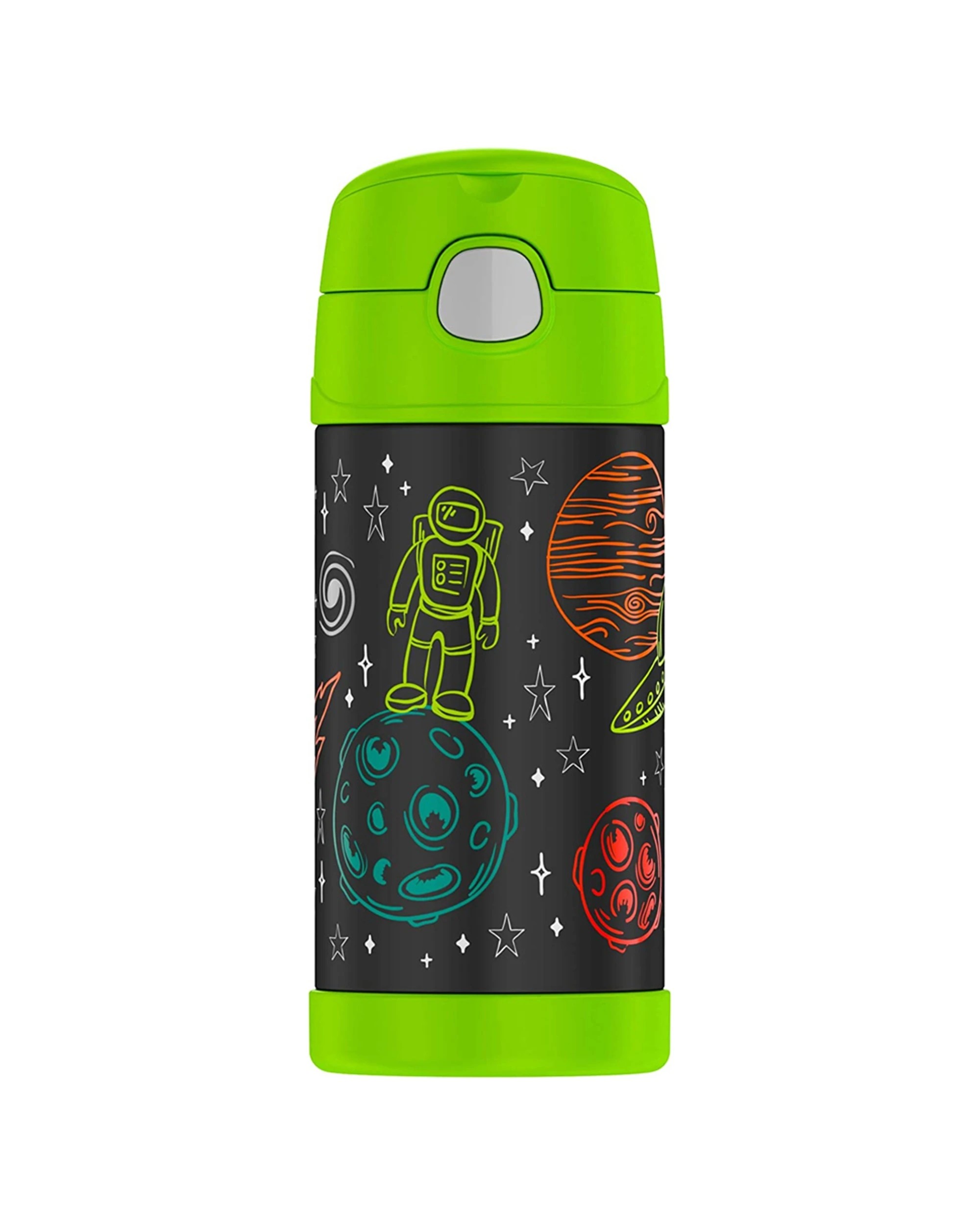 2 Thermos Funtainer 355ml Vacuum Insulated Leak-proof Kids Drink Bottle Astronaut - Multi, 2 of 3