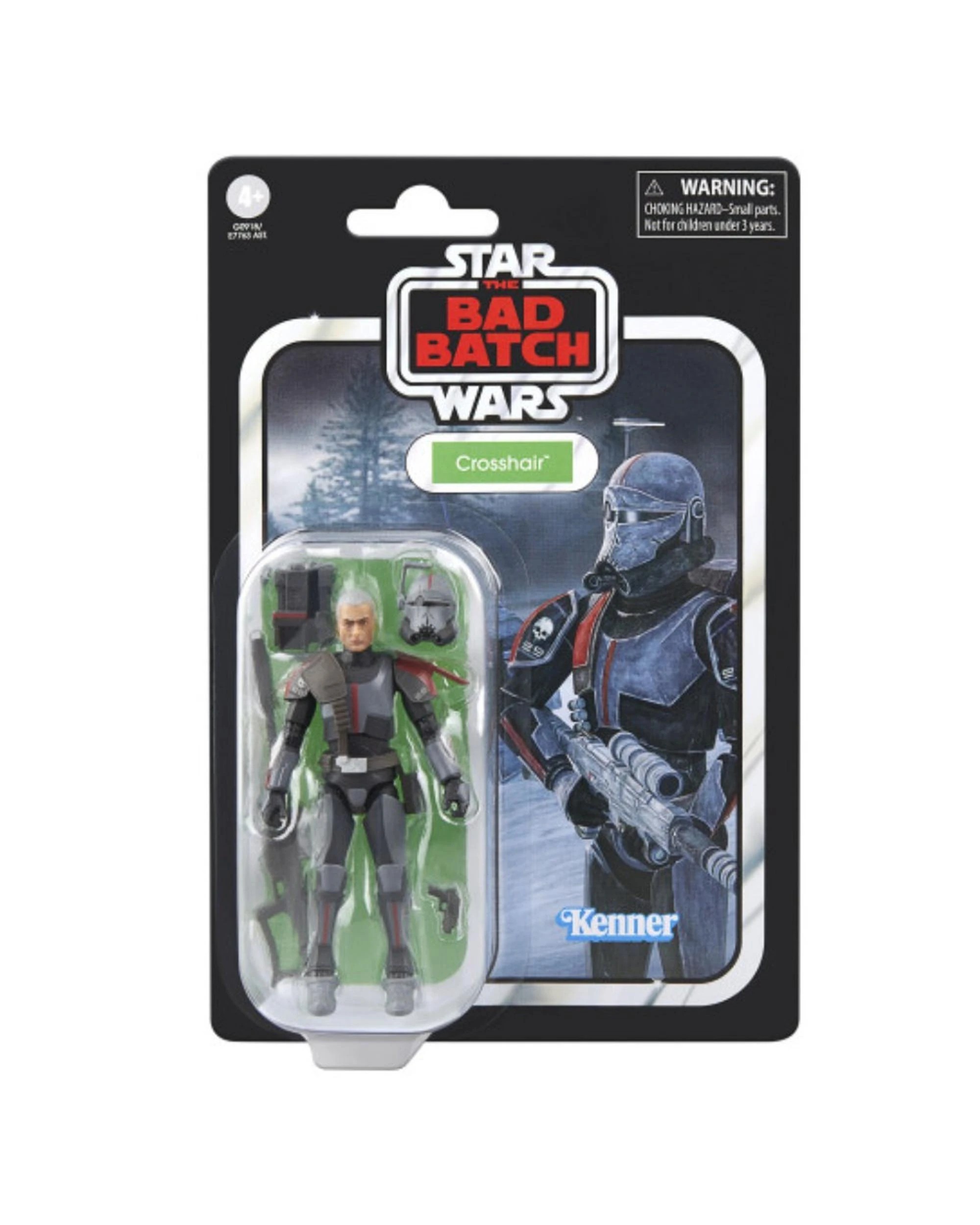 1 Hasbro Star Wars The Vintage Collection: The Bad Batch Crosshair Action Figure, 1 of 7