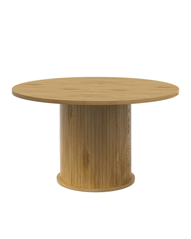 Ausway Wooden Modern Round Dining T