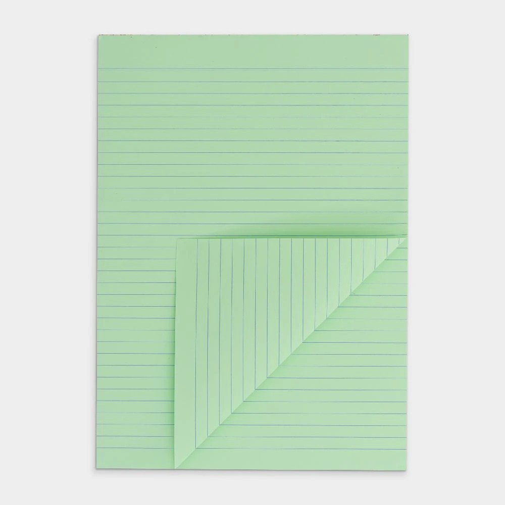 4 Ruled Notepad Green, 4 of 6