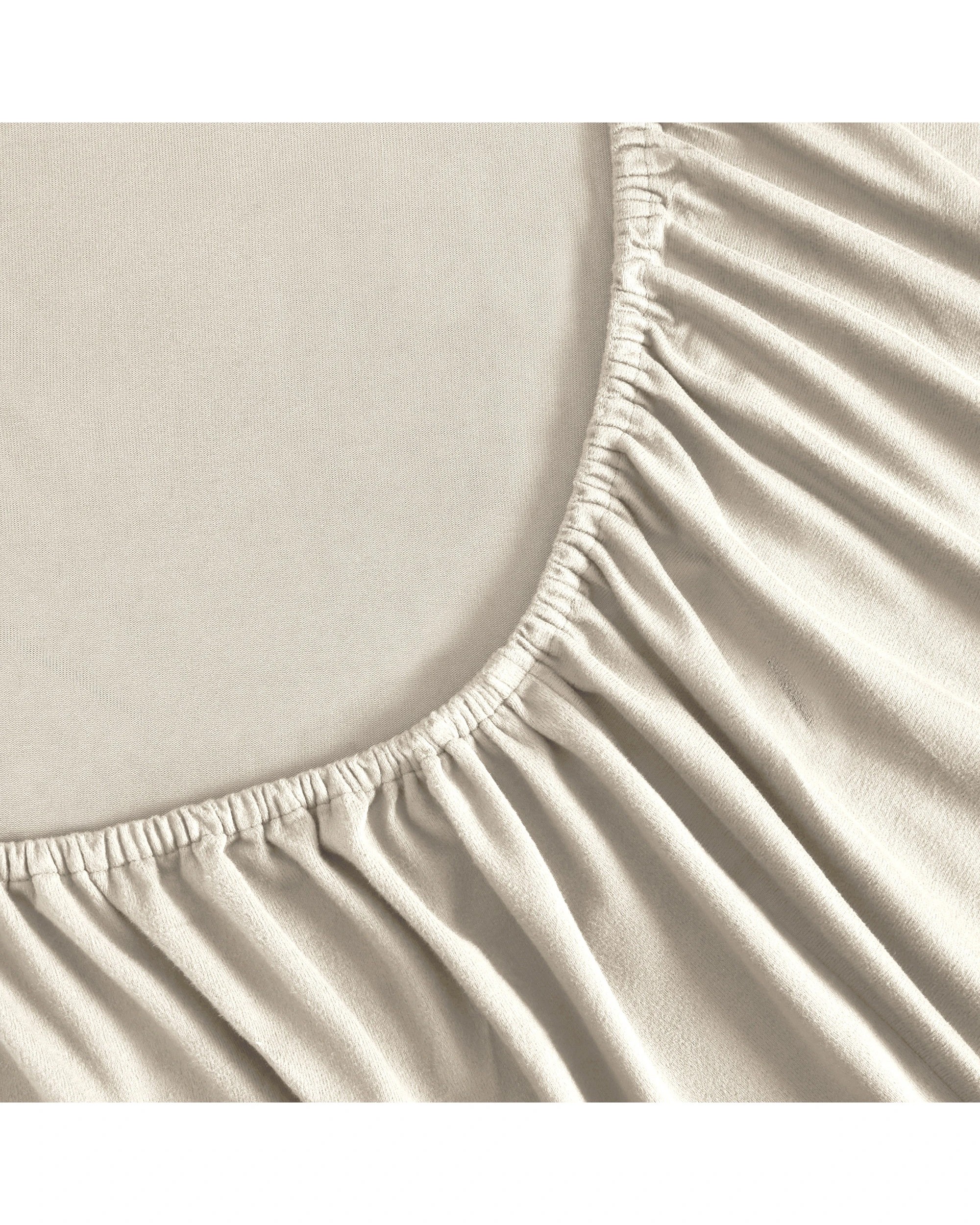 5 Dreamaker Micro Flannel Sheet Set - Single Bed - Cream, 5 of 7