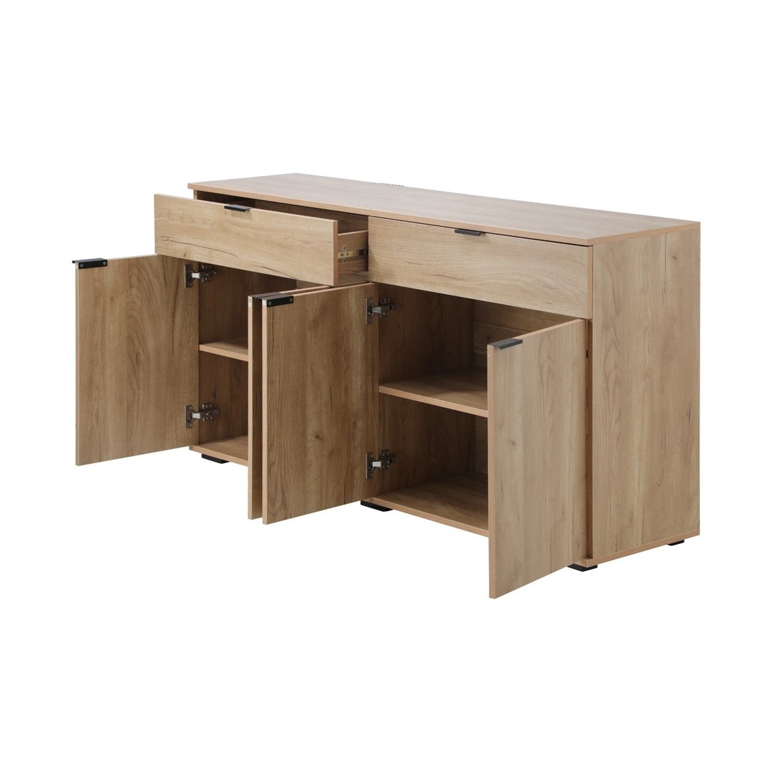 8 Oikiture Sideboard Buffet High Gloss
 - Natural, 8 of 10