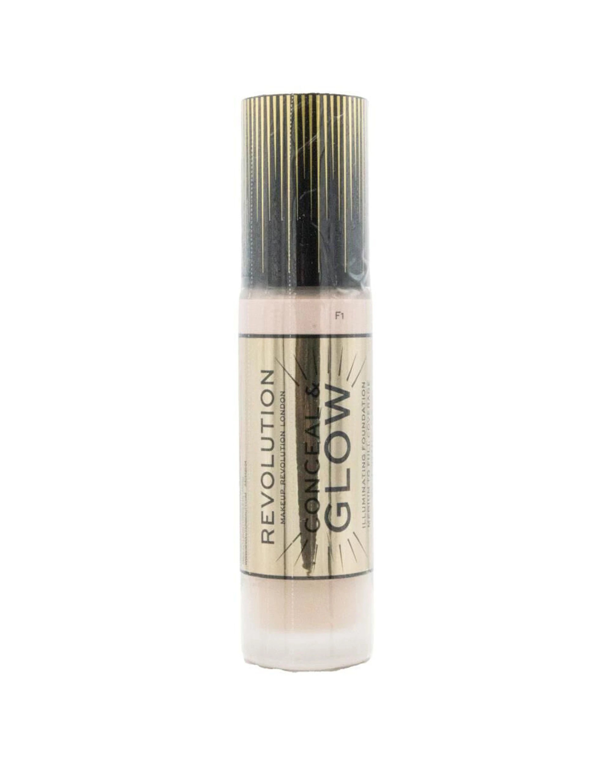 2 Revolution 3pk Conceal & Glow Illuminating Liquid Foundation Makeup F1 23ml - Beige, 2 of 2