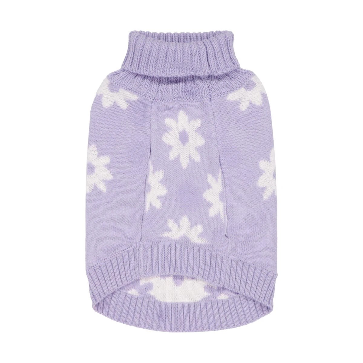 6 Pet Daisy Knit Jumper - Small, Purple, 6 of 10