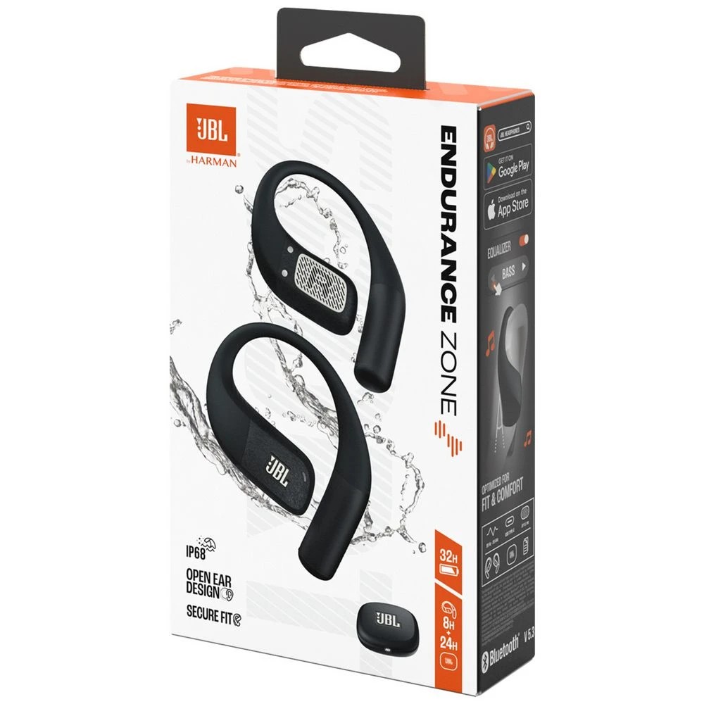 9 JBL Endurance Zone True Wireless Earbuds Black & Lime, 9 of 9