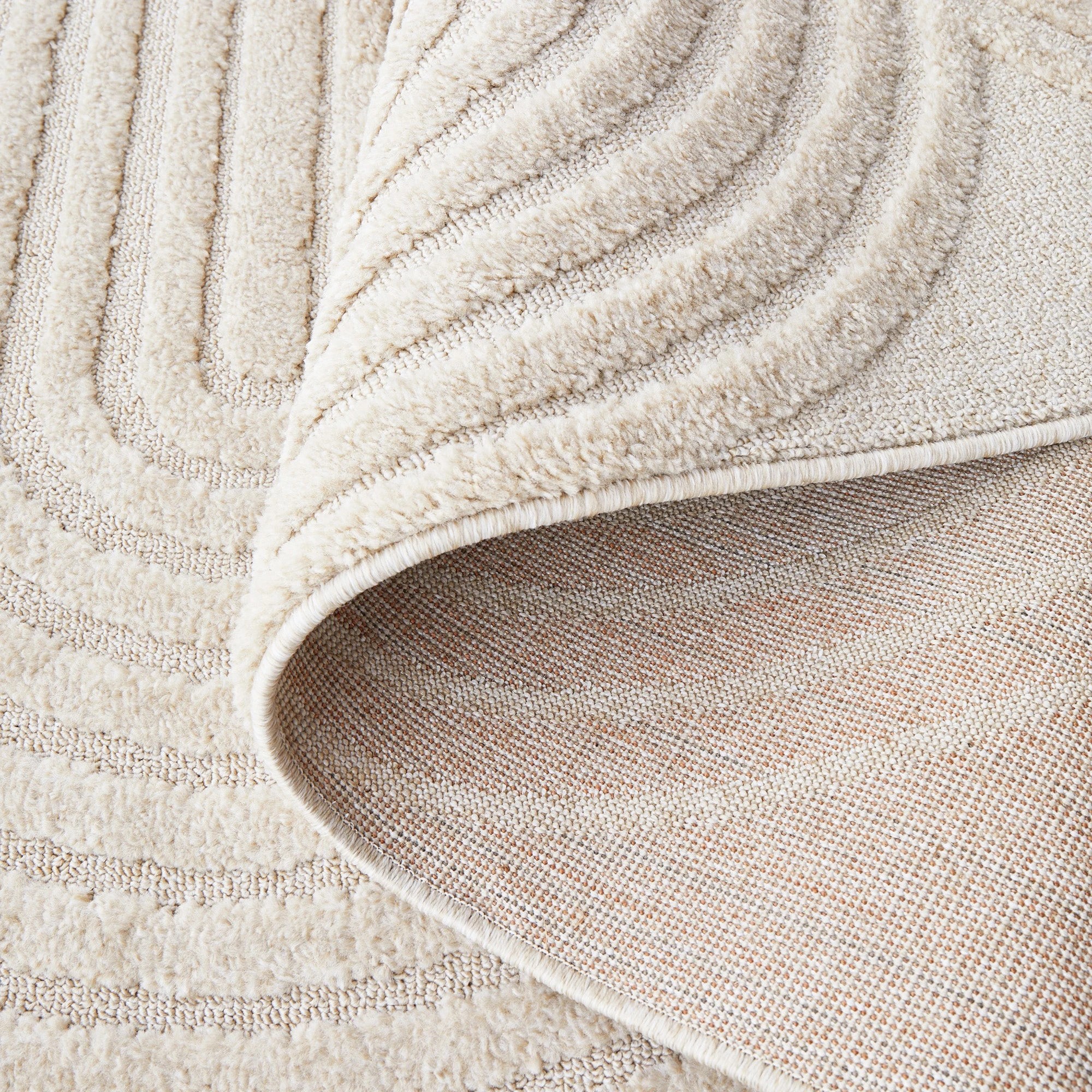 6 Common Ground Rugs Nirvana Carl 400x300cm - Extra Extra Large Pet Friendly Floor Rug - Beige, 6 of 7