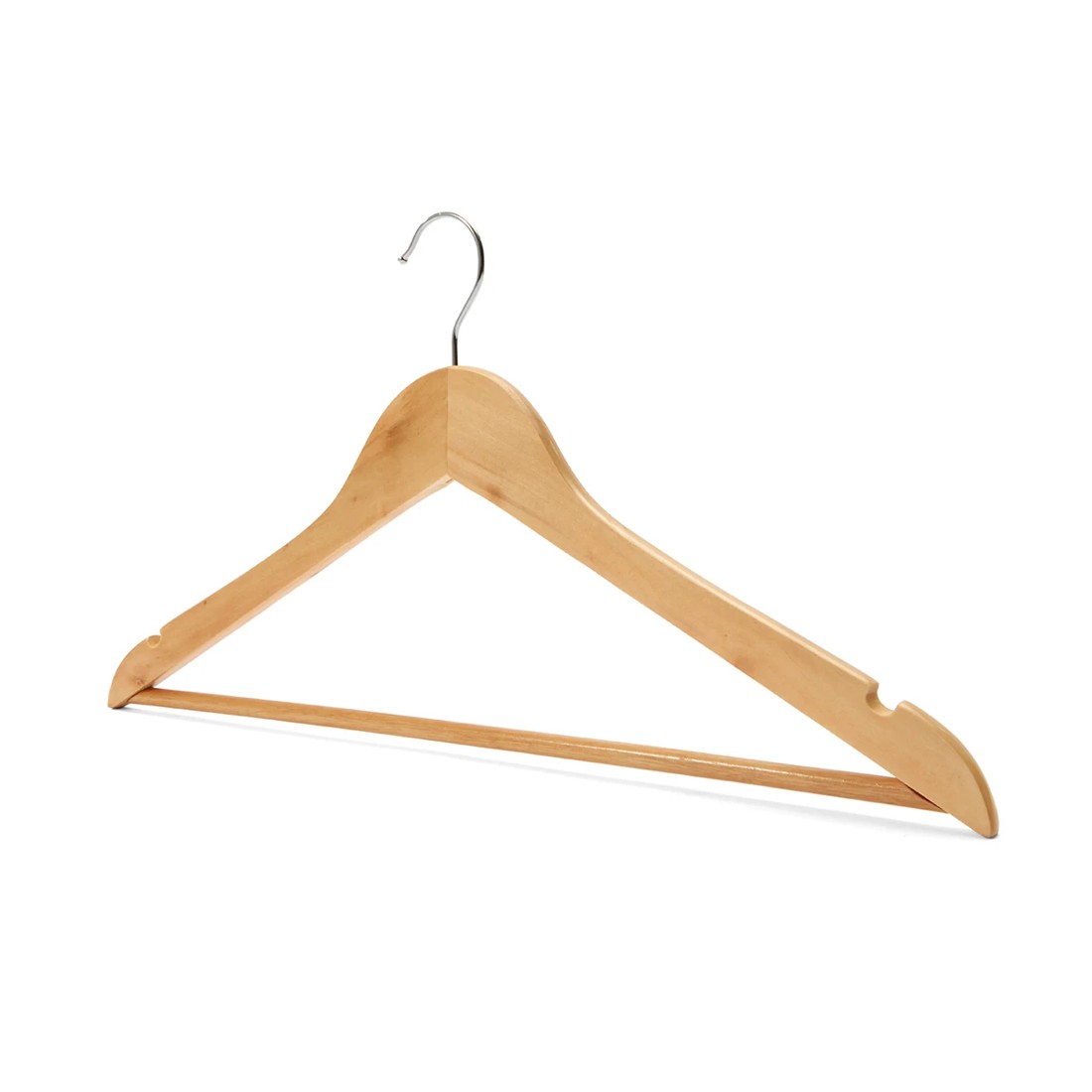 1 12 Pack Wooden Hangers, 1 of 8
