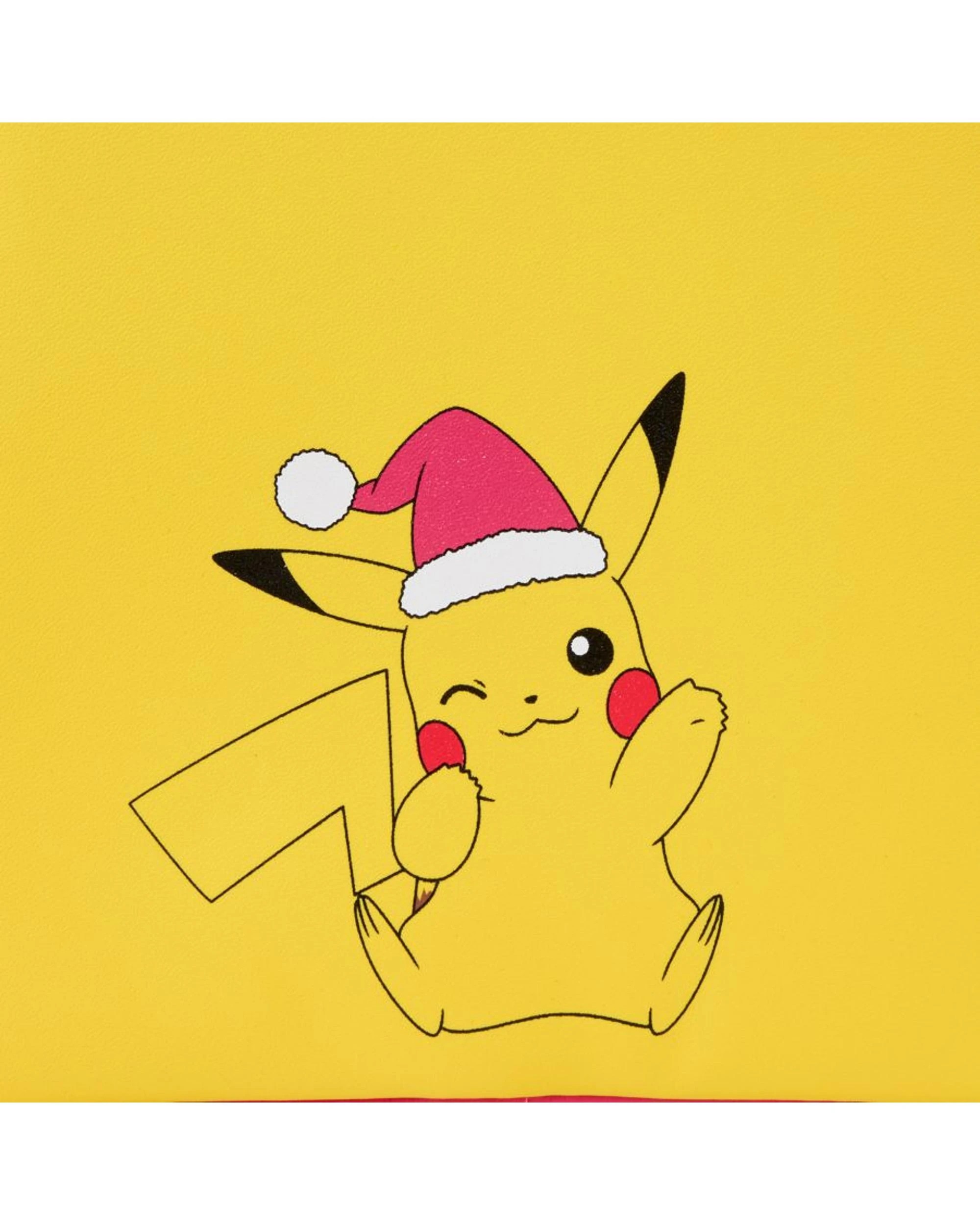 6 Loungefly Pokemon Holiday Pikachu Light Up 10 inch Faux Leather Mini Backpack - Yellow, 6 of 7