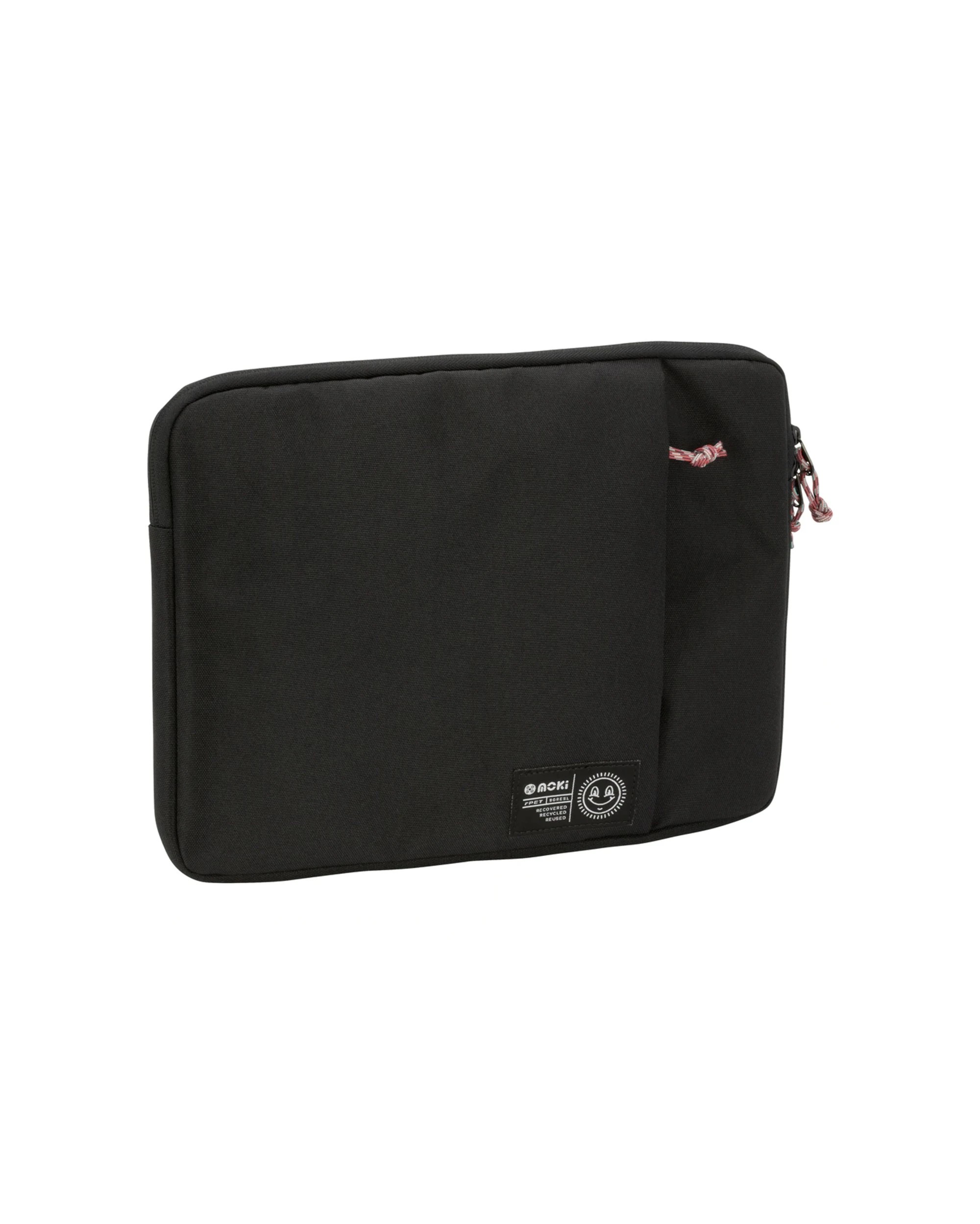 3 Moki rPET Series Laptop Sleeve 13in Laptop rPET Material 2 Compartments - Black, 3 of 6