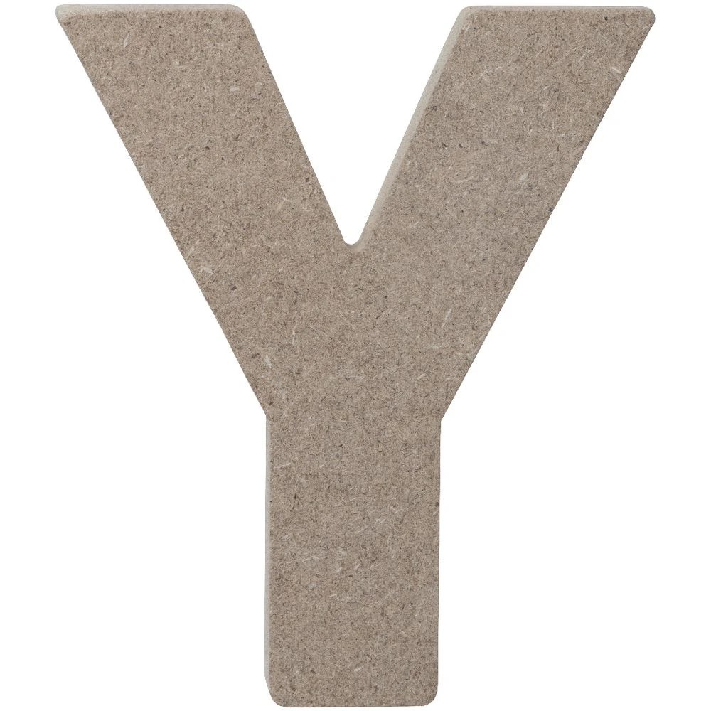 2 Born Wooden Alphabet Letter Y 10cm, 2 of 3