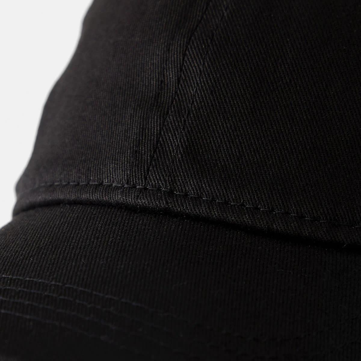 5 Plain Baseball Cap BLACK, 5 of 5