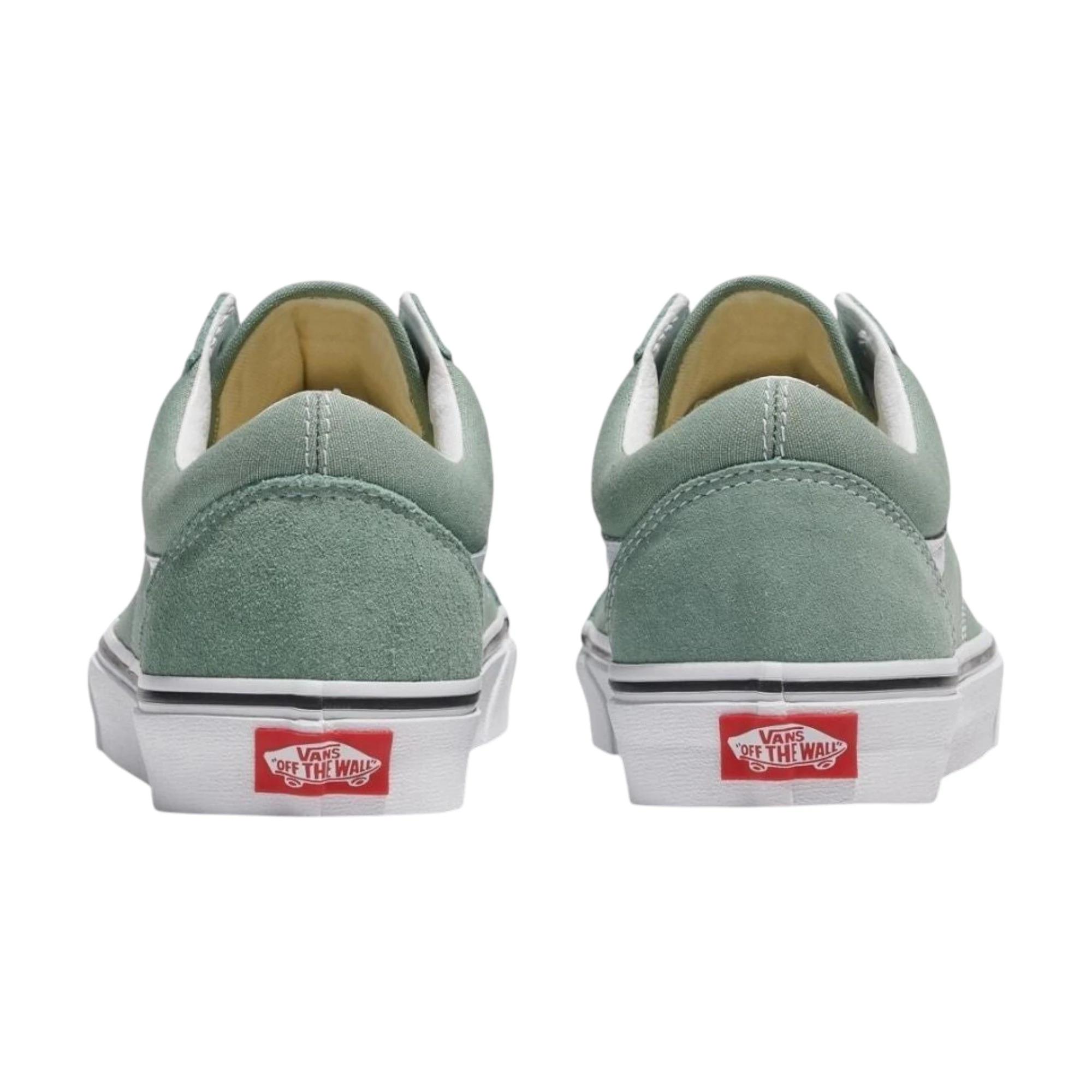 3 Vans Unisex Old Skool Colour Theory Iceberg Green Lace Up Shoes GREEN, 3 of 4