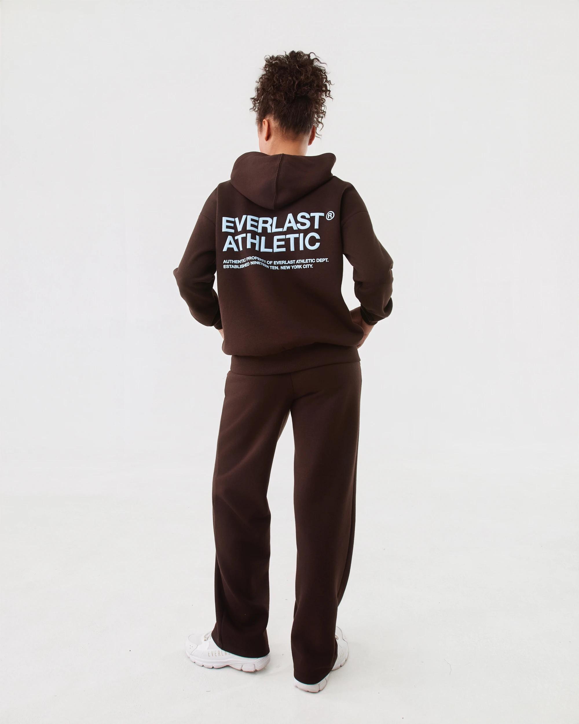 4 Everlast Womens Straight Leg Sweatpants Coffee, 4 of 6