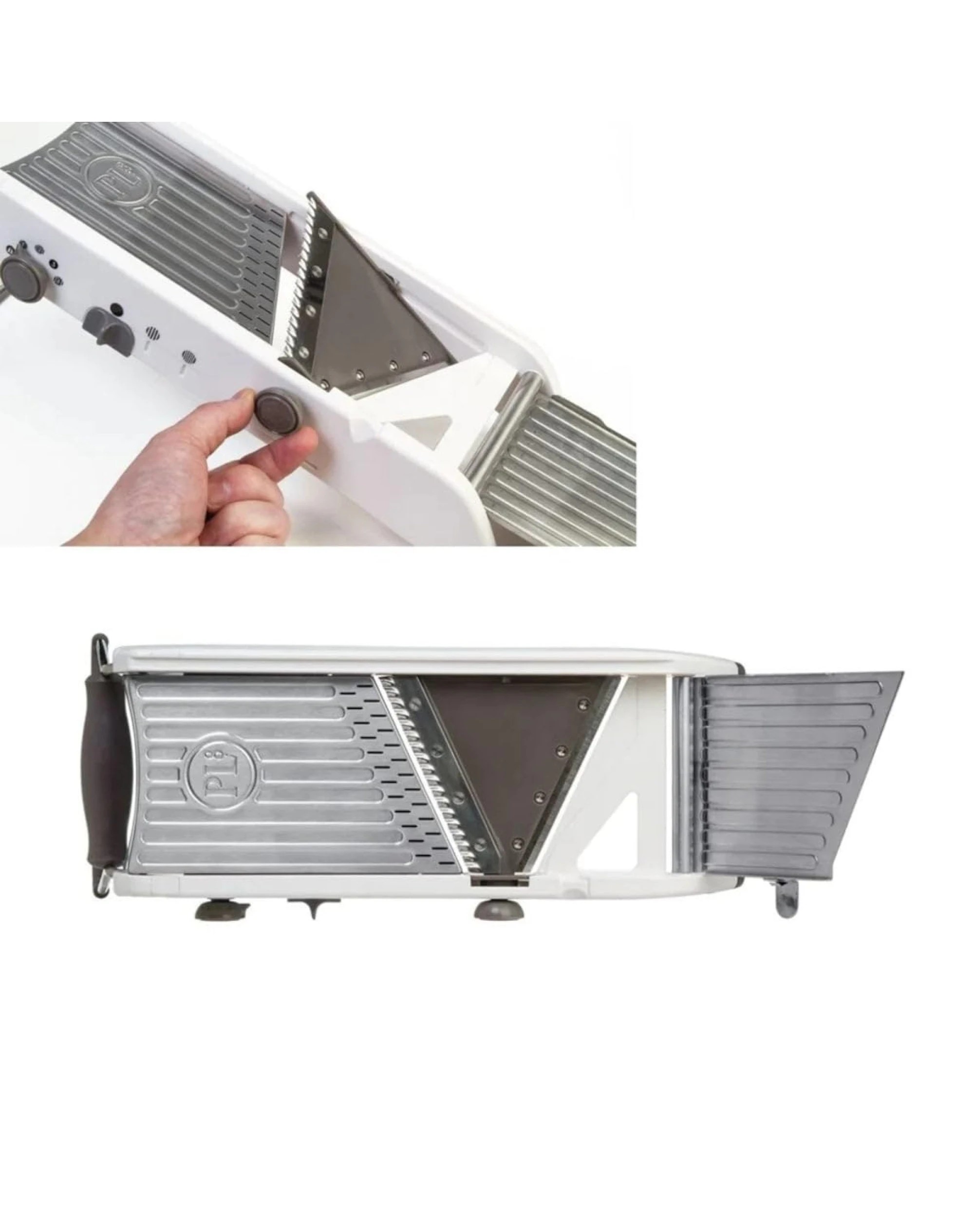3 Progressive Professional Mandolin Vegetable Adjustable Slicer PL8-1000-FIX, 3 of 7