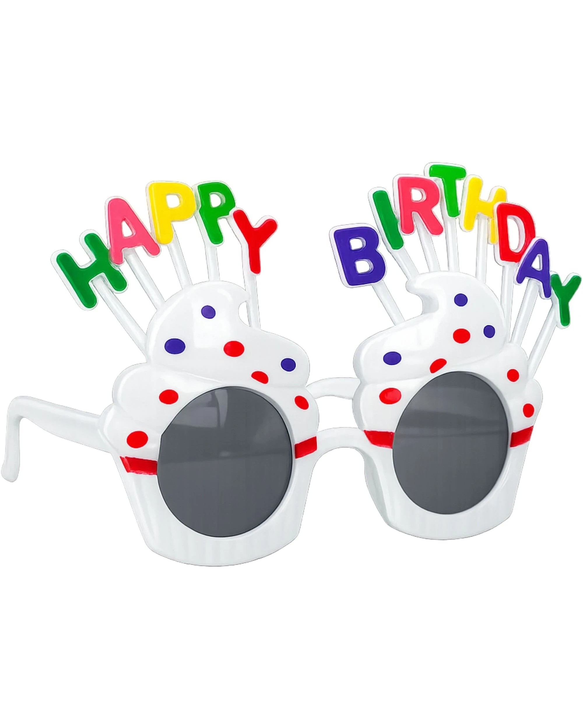 2 Magic Pro Happy Birthday Cupcake Party Glasses - Multi, 2 of 5