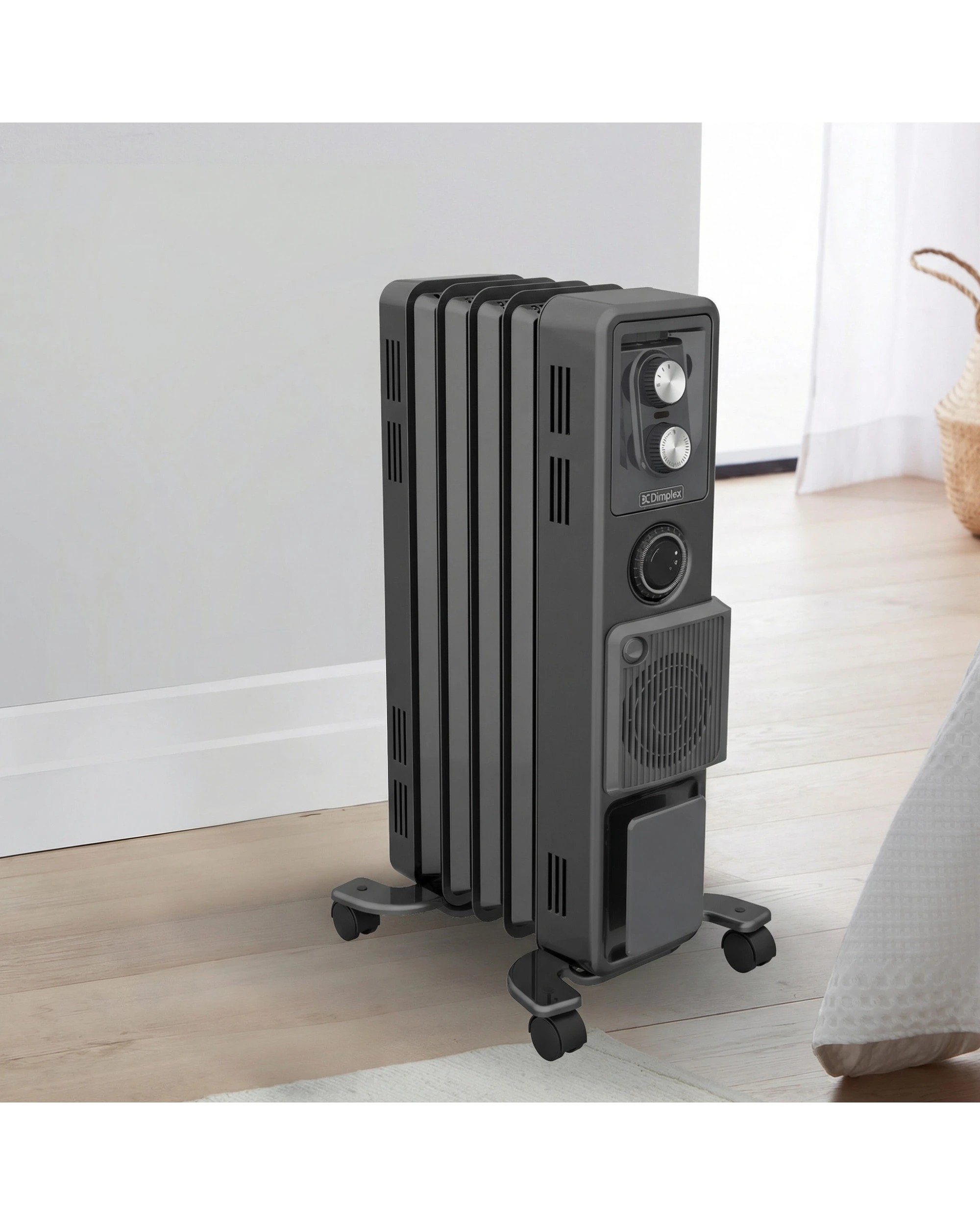 8 Dimplex 1.5kW Oil Free Column Heater with Timer & Turbo Fan  Anthracite ECR15TIF, 8 of 8
