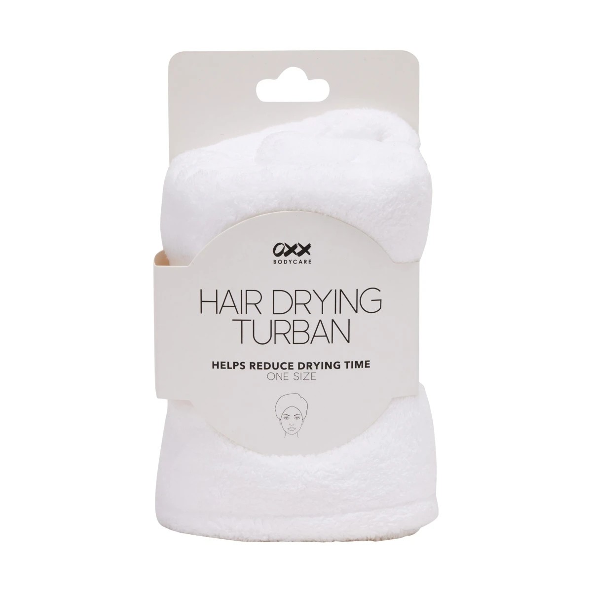 4 OXX Bodycare Hair Drying Turban - White, 4 of 5