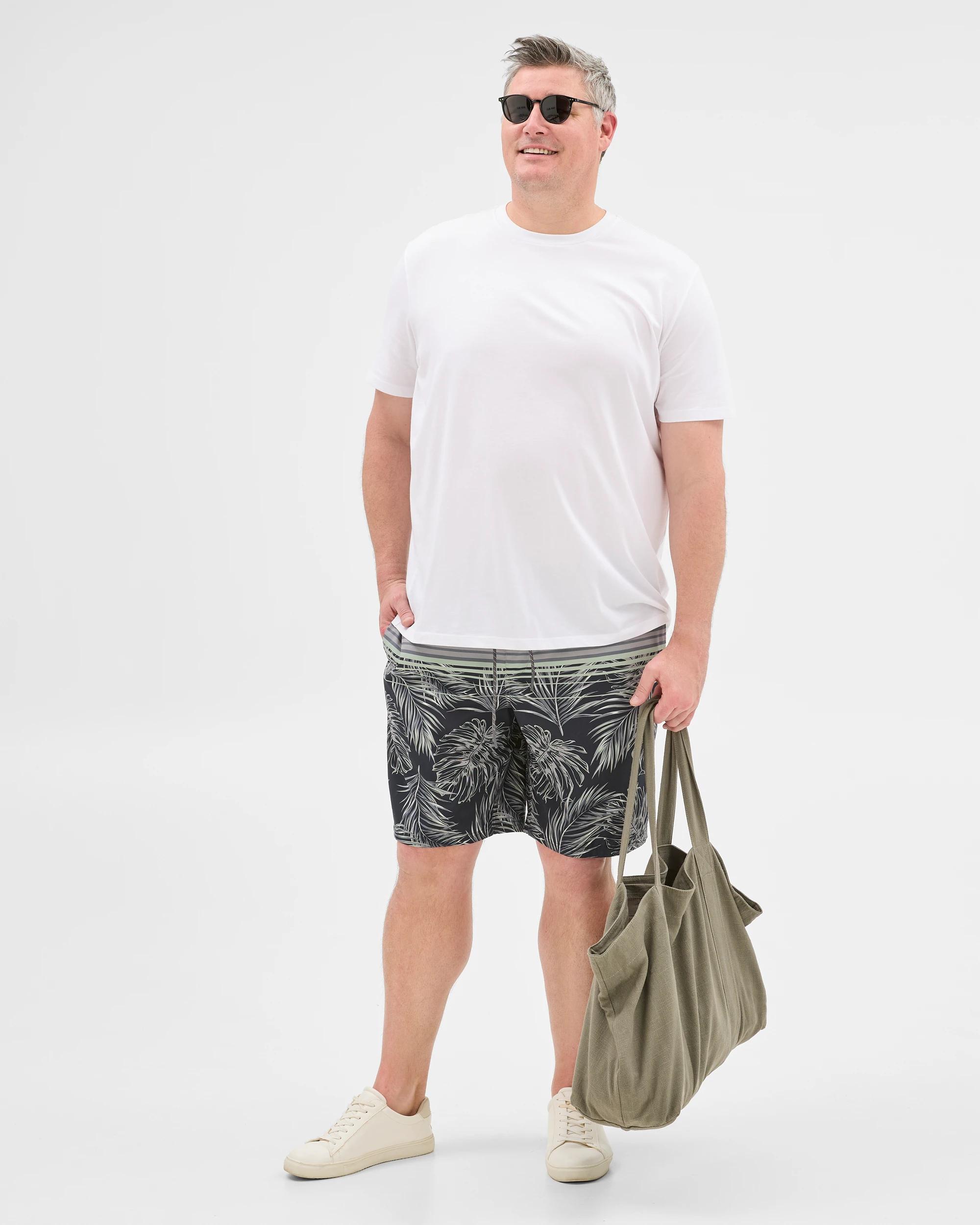 1 Target Plus Size Boardshorts CHARCOAL, 1 of 6