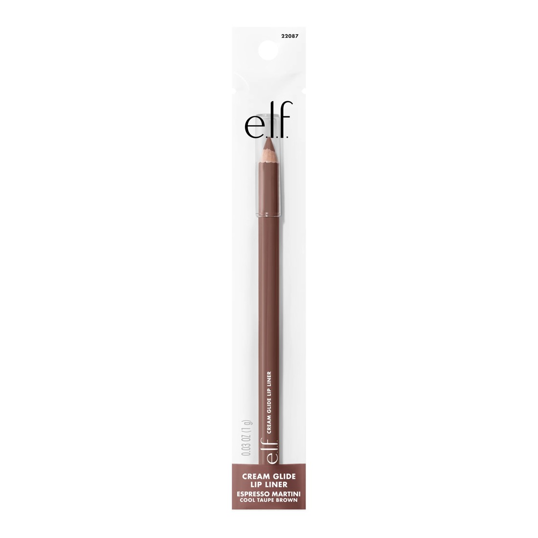 1 e.l.f. Cream Glide Lip Liner - Espresso Martini, 1 of 4