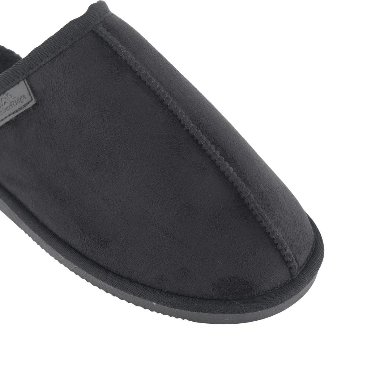 3 Hardsole Slipper Scuffs Black, 3 of 3