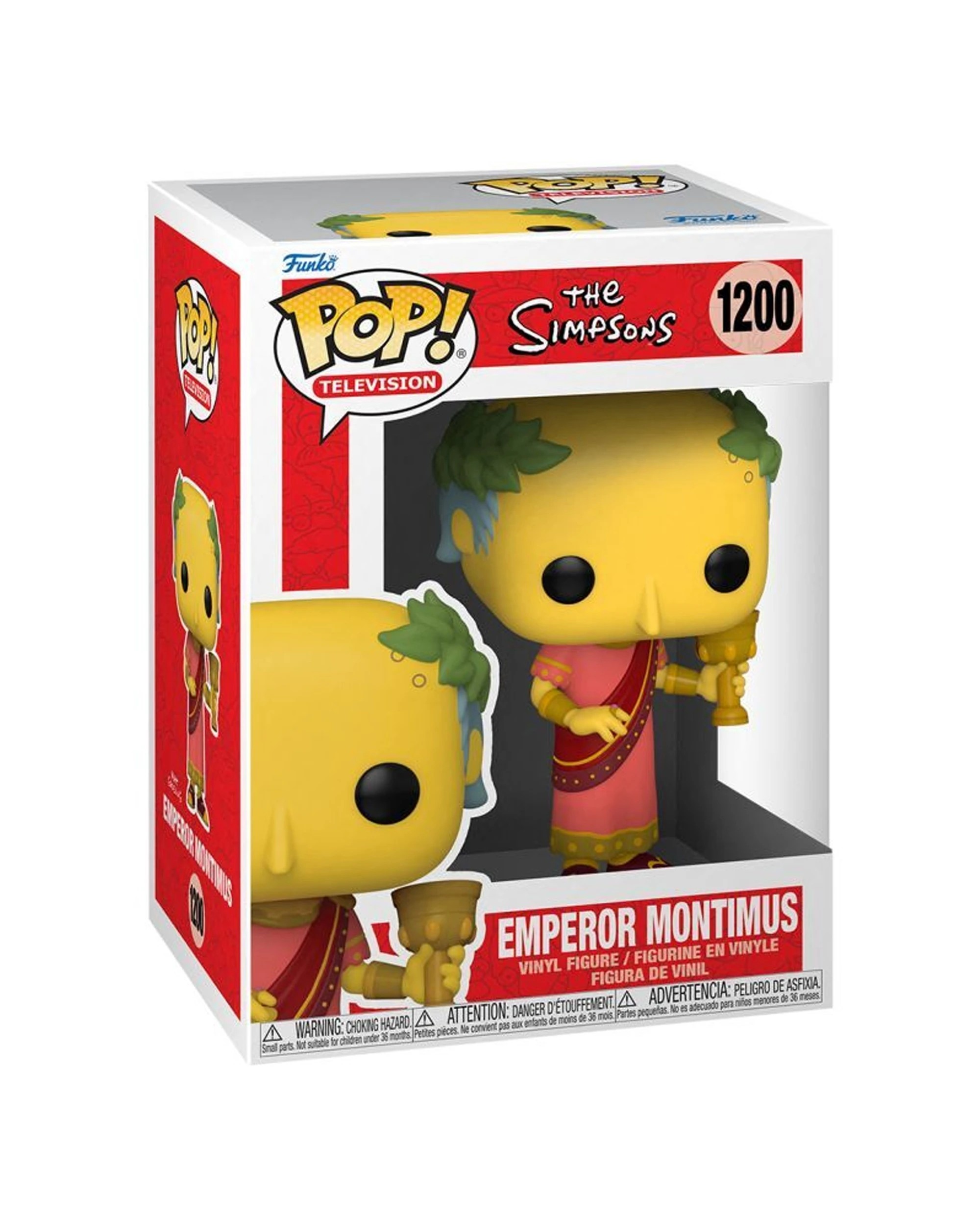 3 Pop Vinyl Figurine Simpsons - Emperor Montimus - Collectible Vinyl Figure 10cm - Multi, 3 of 3