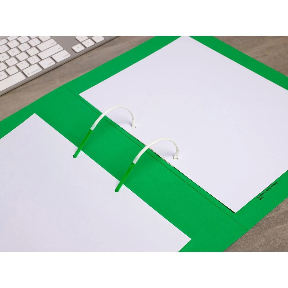 4 Avery Foolscap Tubeclip File Green, 4 of 6
