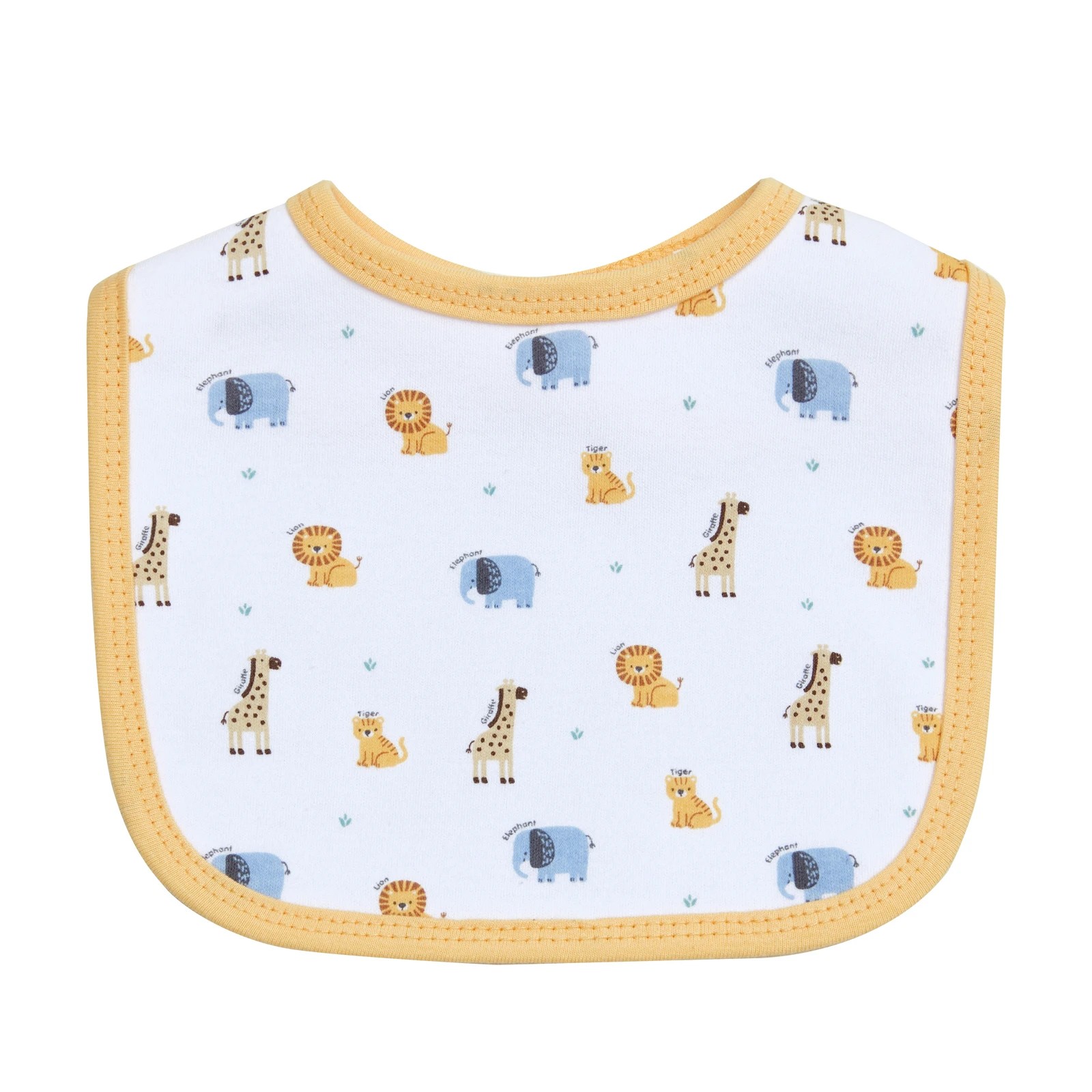 4 Big Softies 3 Pack Applique And Printed Bibs, Animal, 4 of 6