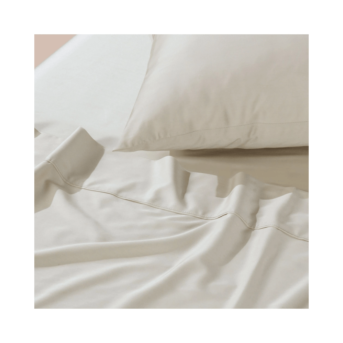 9 Bianca Bedding Rosebank 500 TC Bamboo/Cotton Sateen Mega Sheet Set, King, Sand - Beige, 9 of 10