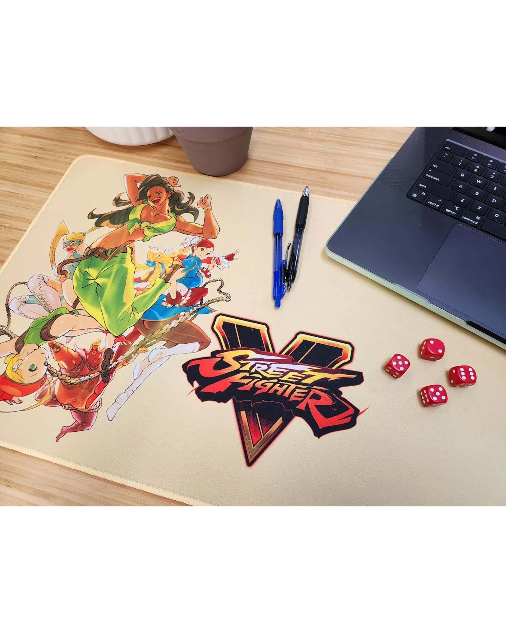 5 Street Fighter V Girls Playmat - Beige, 5 of 5